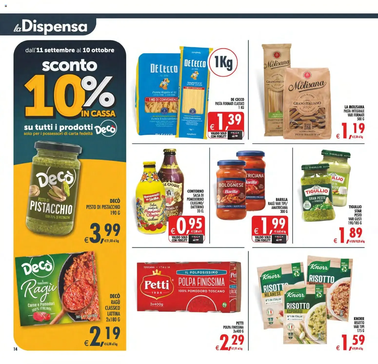 Nuovo Decò volantino Maxistore, Supermercati Lipari dal 22/09/2026 > offerte anteprima 🛍️ da 22 settembre a 1 ottobre di 2026 - Pagina del volantino 14