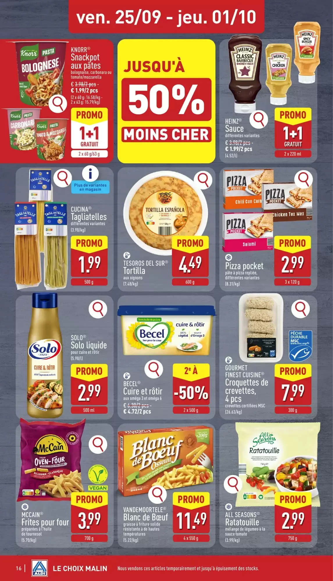 ALDI Dépliant du 21/09 au 26/09 van 21 september tot 26 september 2026 - folder pagina 16