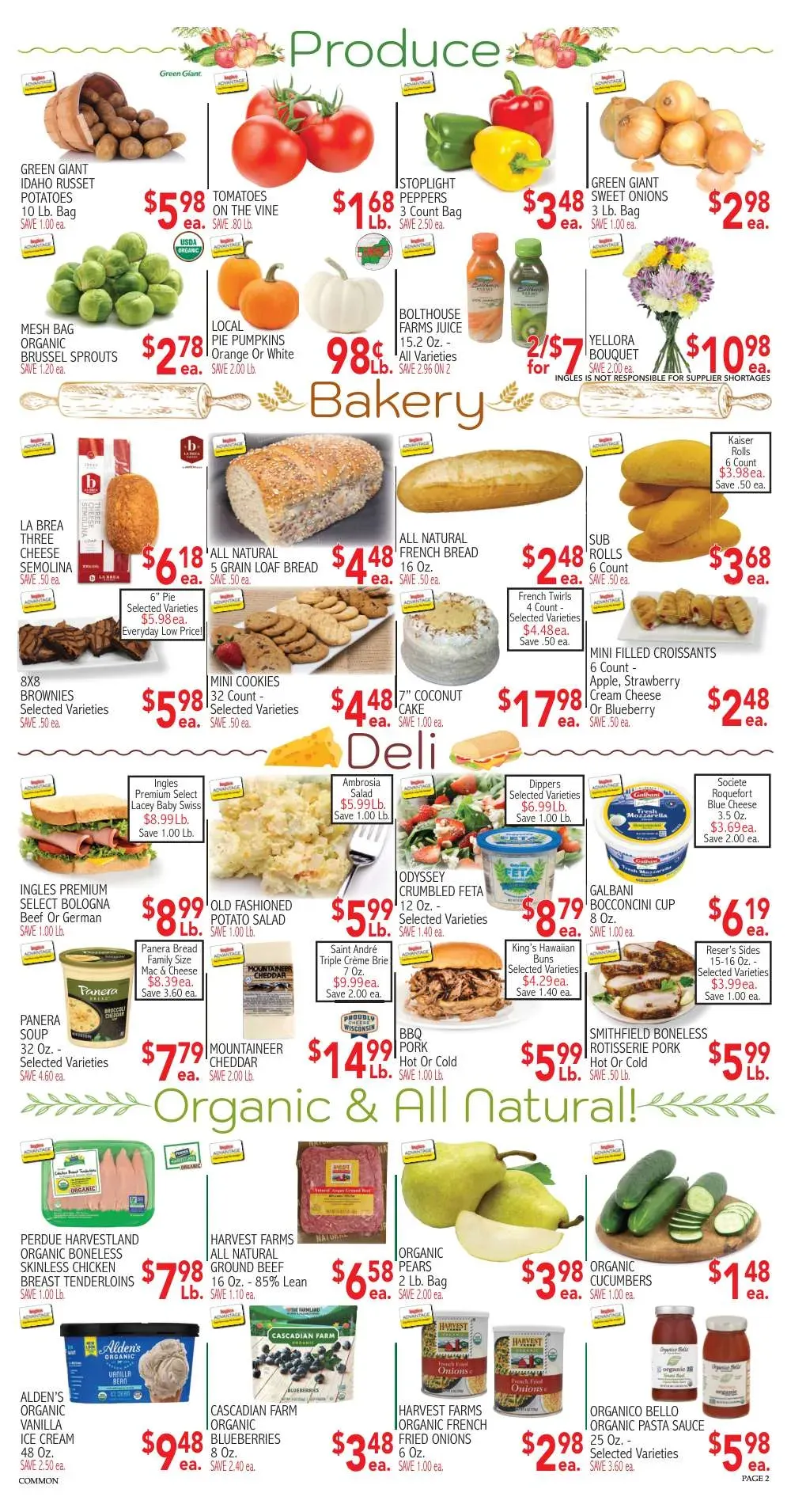 Weekly ad Current Ingles Markets leaflet valid from Wednesday 10/14/2026 to Tuesday 10/20/2026 from October 14 to October 20 2026 - Page 2