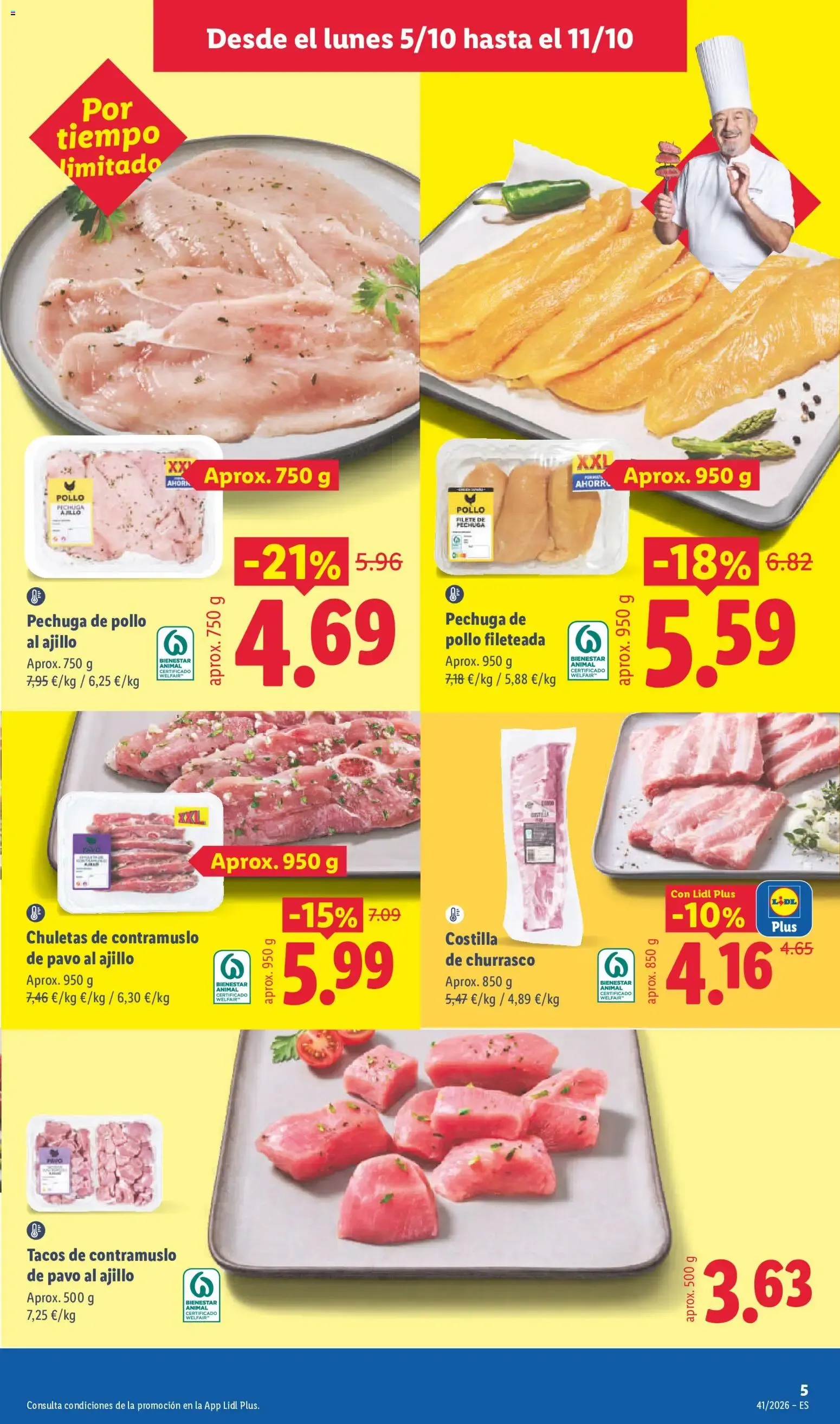Catálogo de Lidl folleto del 05/10/2026 | Ofertas 5 de octubre al 11 de octubre 2026 - Página 7