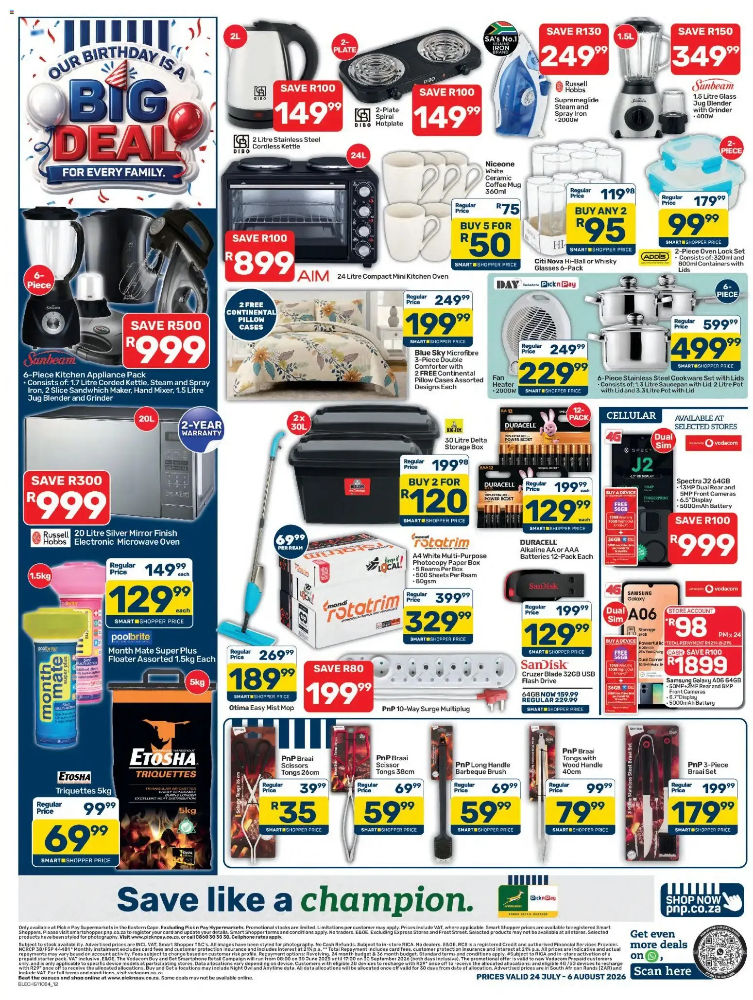 Pick n Pay - Big Deal Birthday Specials from 24 July to 6 August 2026 - Catalogue Page 12