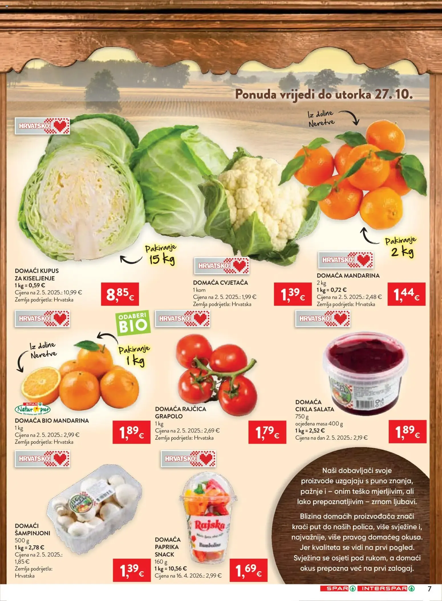 Katalog Spar Katalog novi od 21.10.2026 na listanje > letak digitalni od 21. listopada do 27. listopada 2026. - Pregled Stranica 9