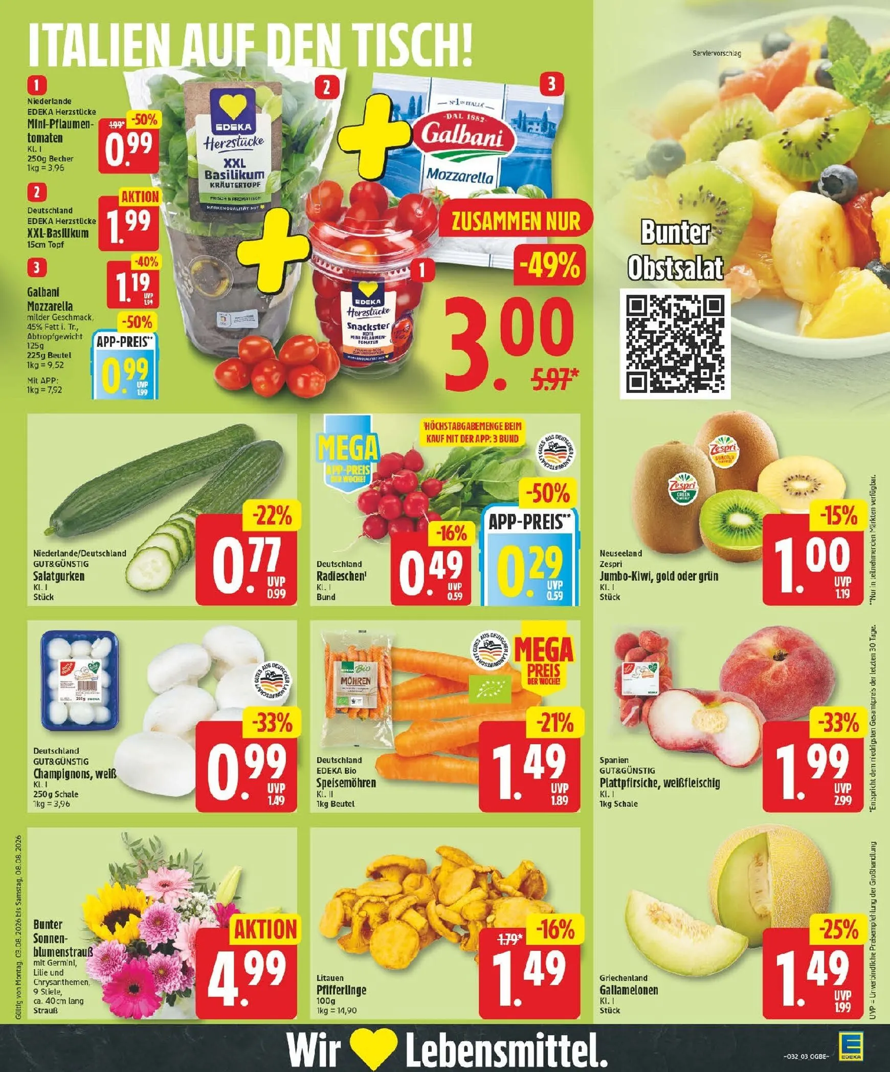 Edeka Prospekt nächste Woche – von Montag 03.08.2026 bis Samstag 08.08.2026 von 3. August bis 8. August 2026 - Prospekt seite 3