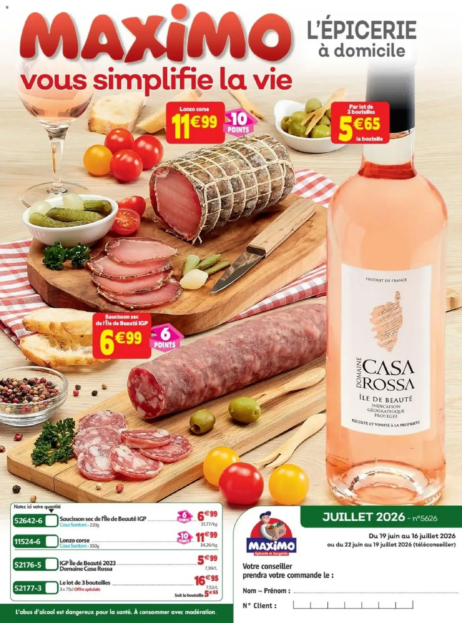Maximo L'Épicerie à domicile du 22 juin au 19 juillet 2026 - Catalogue page 1