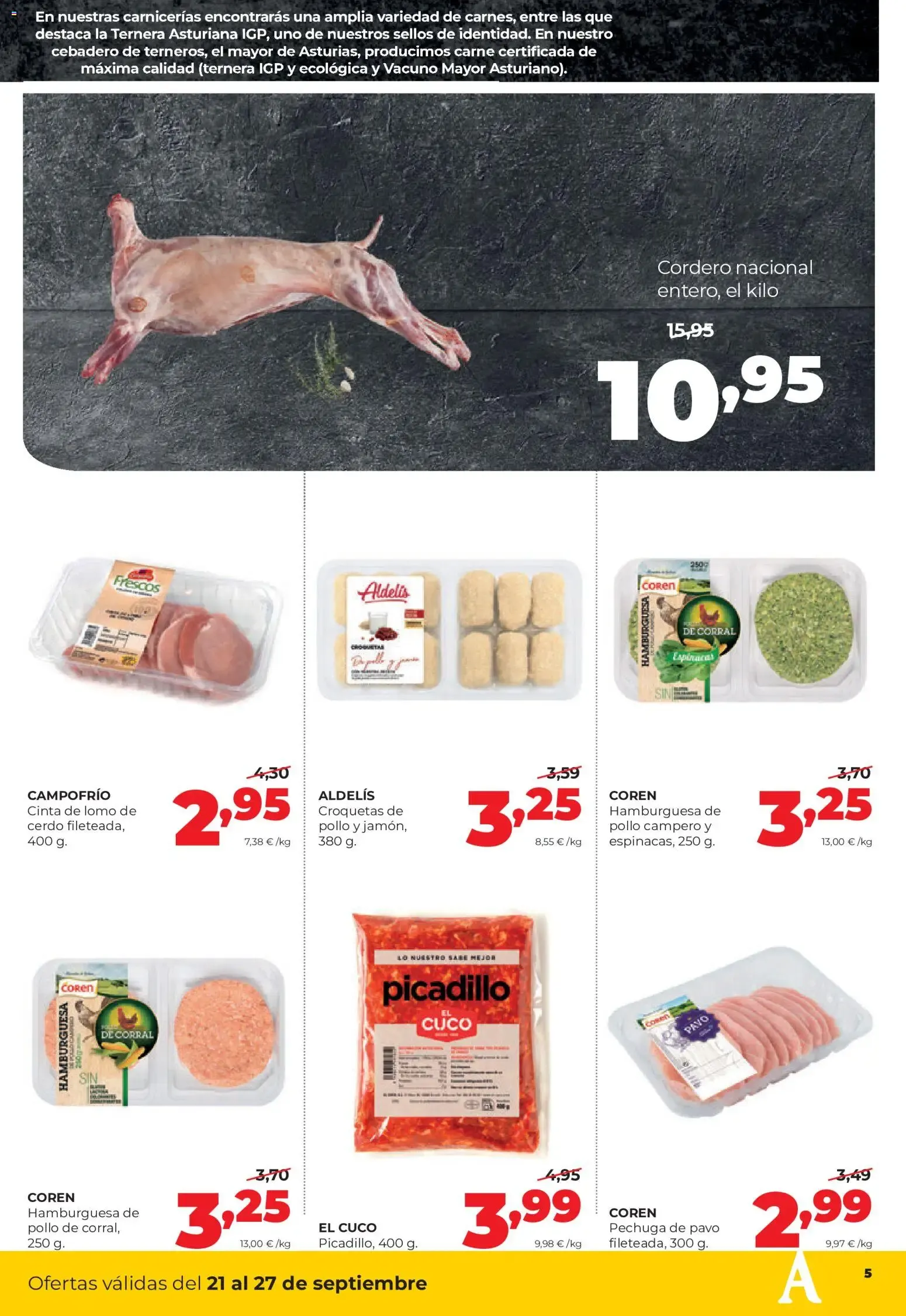 Catálogo de Alimerka folleto Castilla y León y Galicia 21 de septiembre al 27 de septiembre 2026 - Página 5