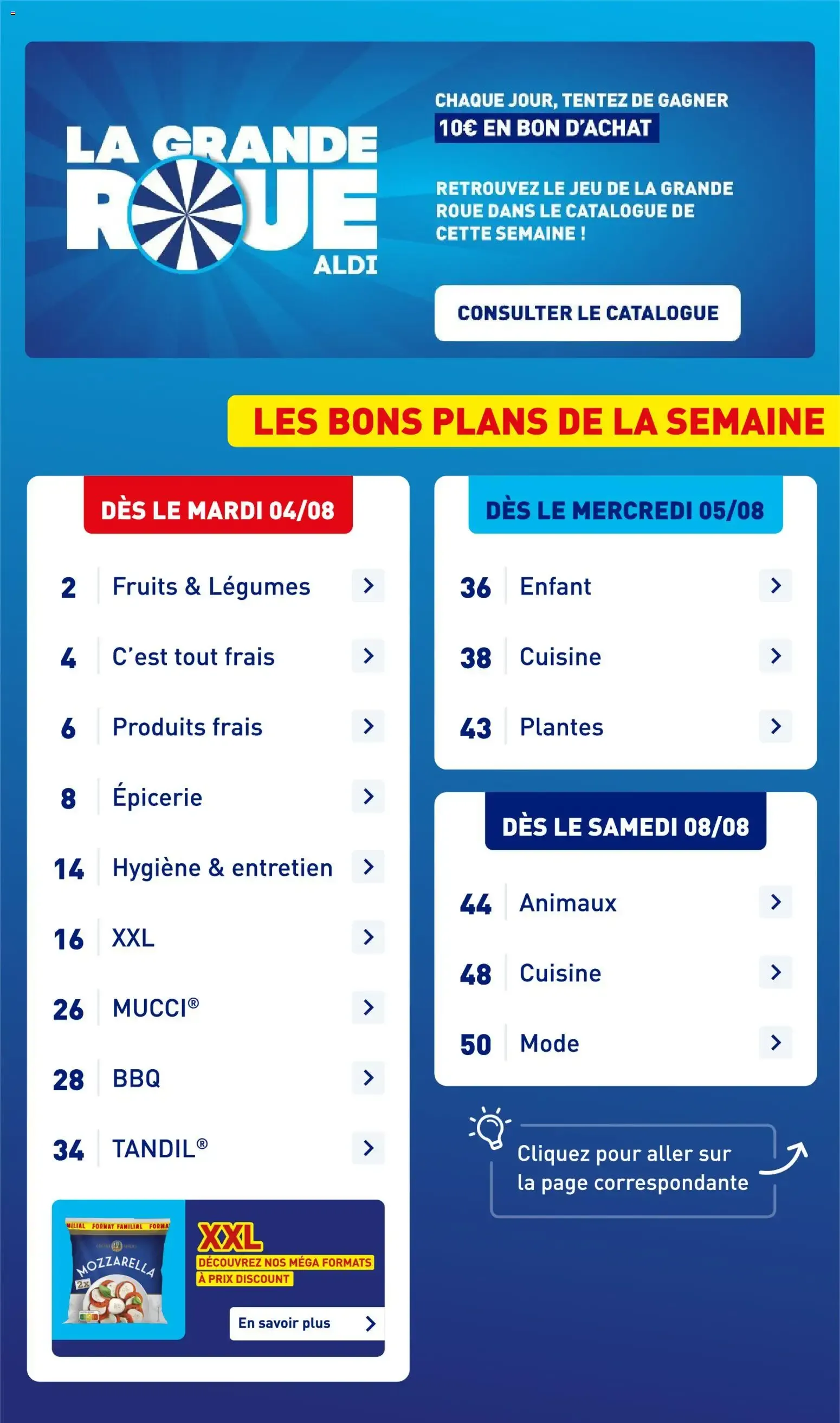 DÉCOUVREZ NOS MÉGA FORMATS À PRIX DISCOUNT. du 4 août au 10 août 2026 - Catalogue page 3