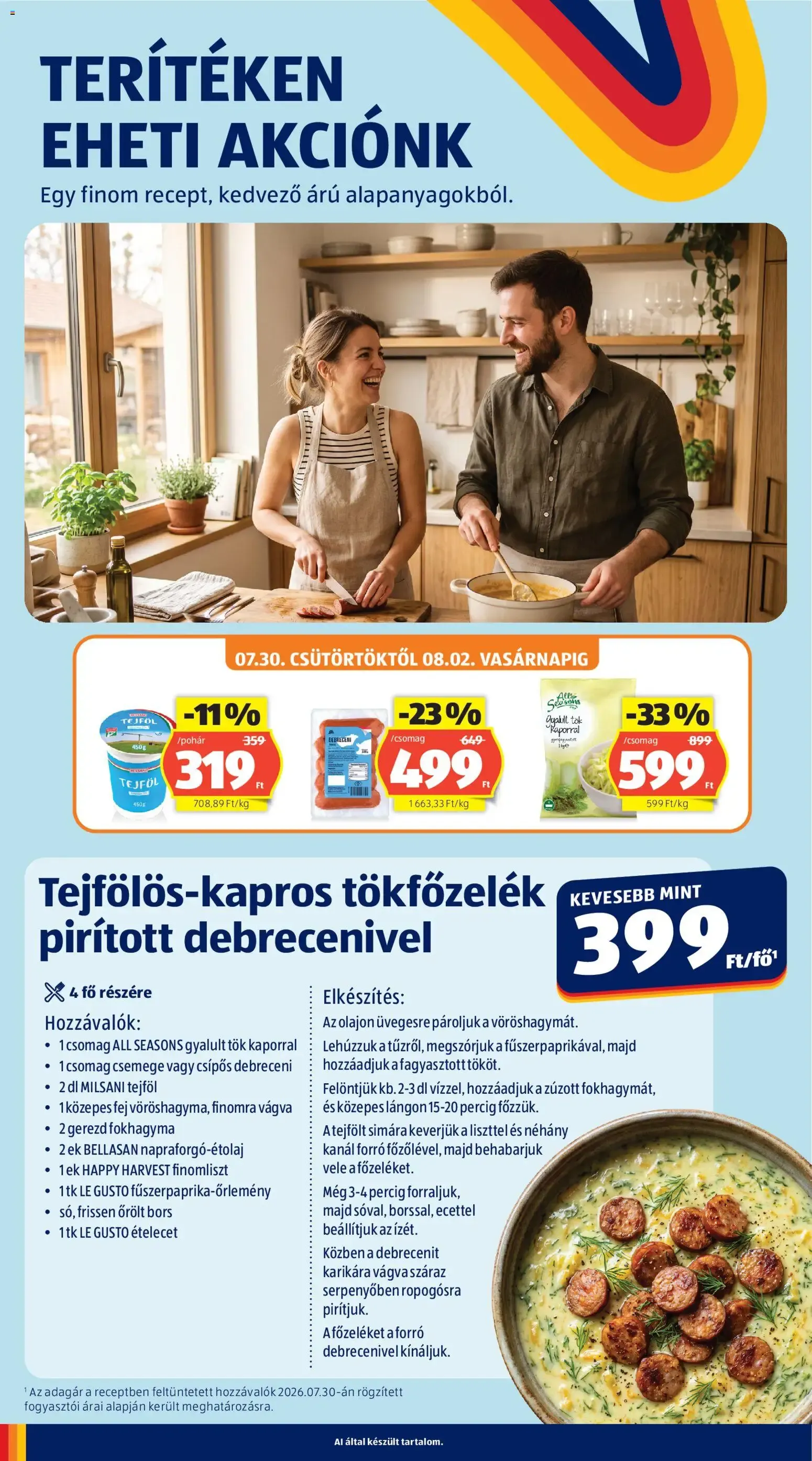Katalógus Aldi akciós újság - 2026.07.30. -tól/töl > akció, lapozható szórólap 🛍️ július 30.-tól augusztus 5.-ig 2026. - Oldal 8