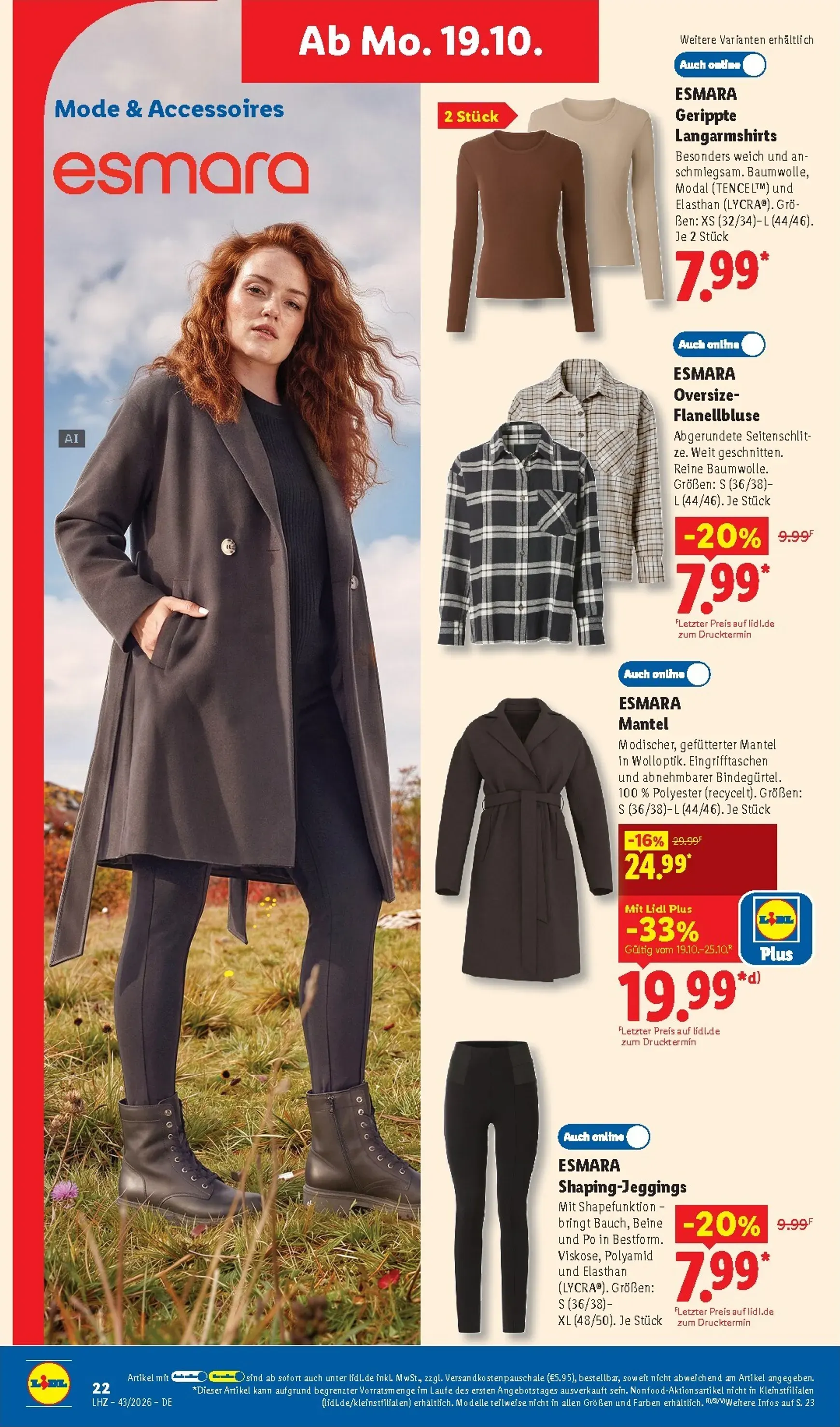 Lidl - Angebot der Woche Prospekt nächste Woche – von Montag 19.10.2026 bis Samstag 24.10.2026 von 19. Oktober bis 24. Oktober 2026 - Prospekt seite 8