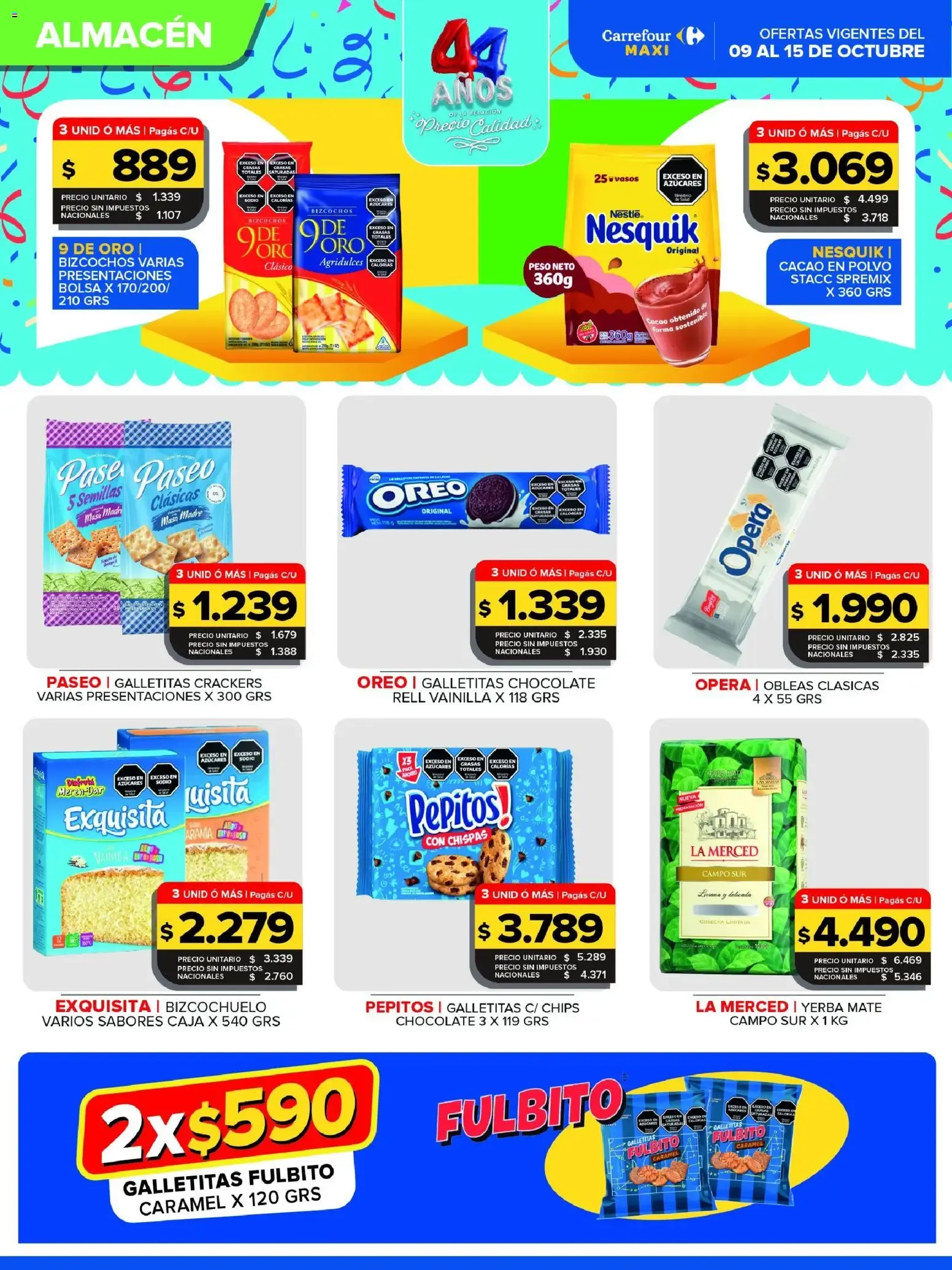 Ofertas de Carrefour Maxi catálogo del 09/10/2026 - 15/10/2026 9 de octubre al 15 de octubre 2026 - Página 11 del catálogo