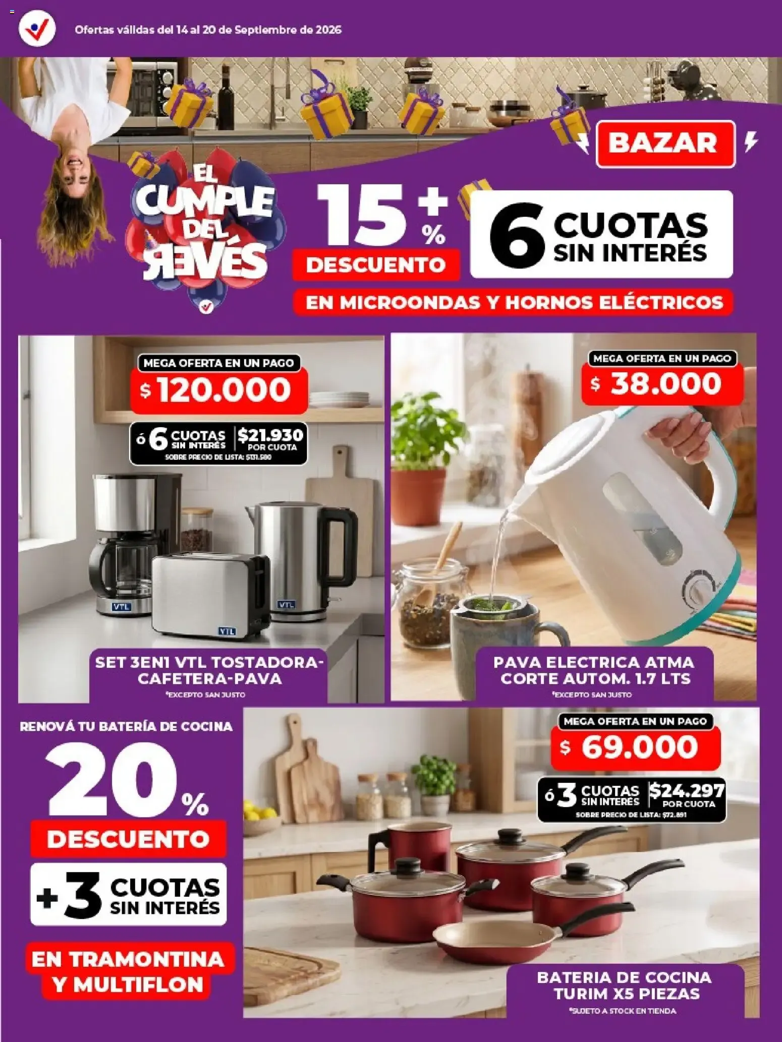 Ofertas de Vital - El Cumple del Revés: Ofertas en Electrónica 14 de septiembre al 20 de septiembre 2026 - Página 3 del catálogo