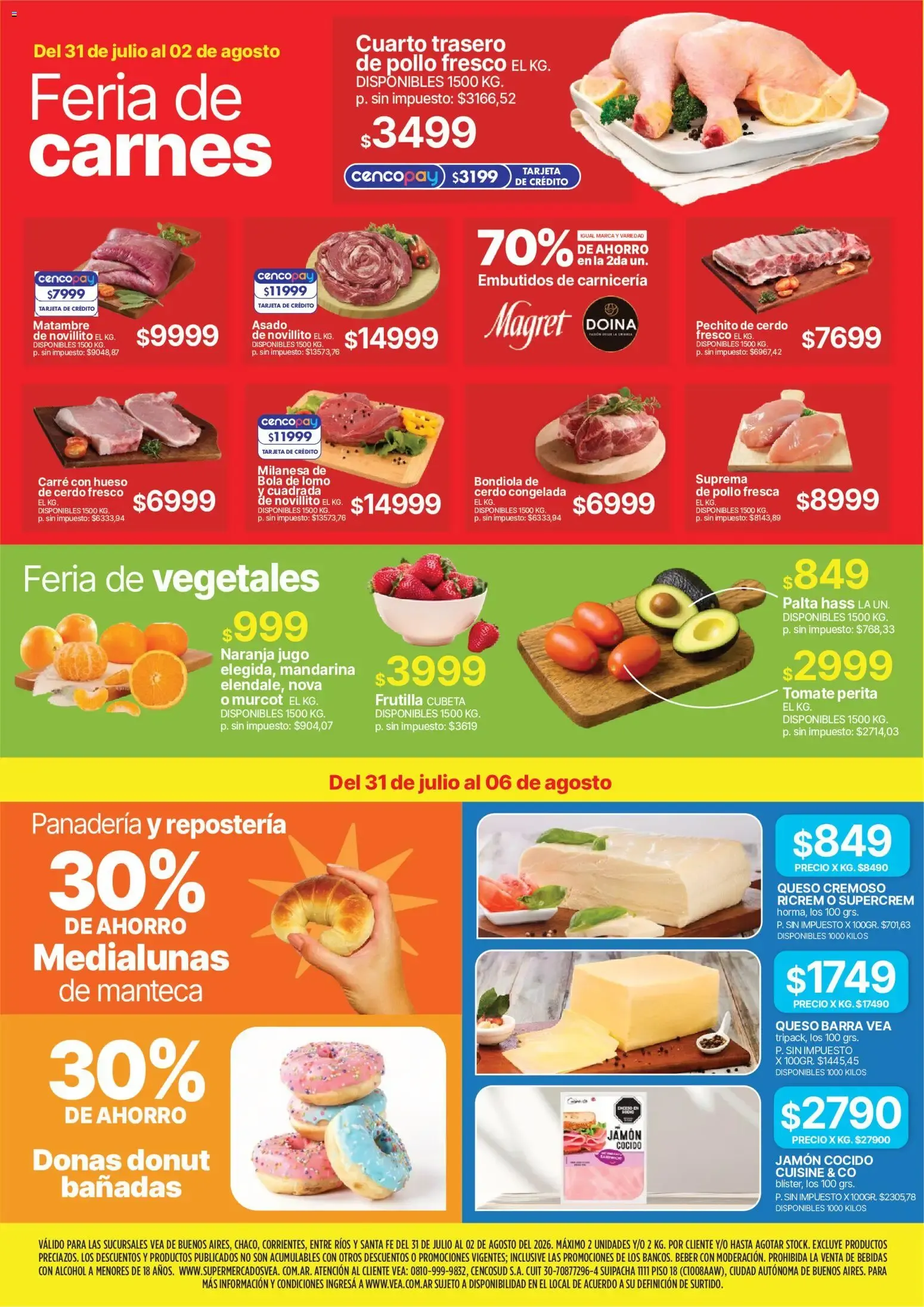 Ofertas de Vea - Fin de semana de ahorro | BA Nea del 31/07/2026 - 02/08/2026 31 de julio al 2 de agosto 2026 - Página 2 del catálogo