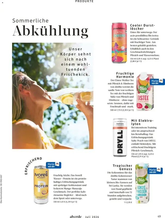 dm Magazin alverde - Mit Mission bei Miss Germany von 1. Juli bis 31. Juli 2026 - Prospekt seite 49