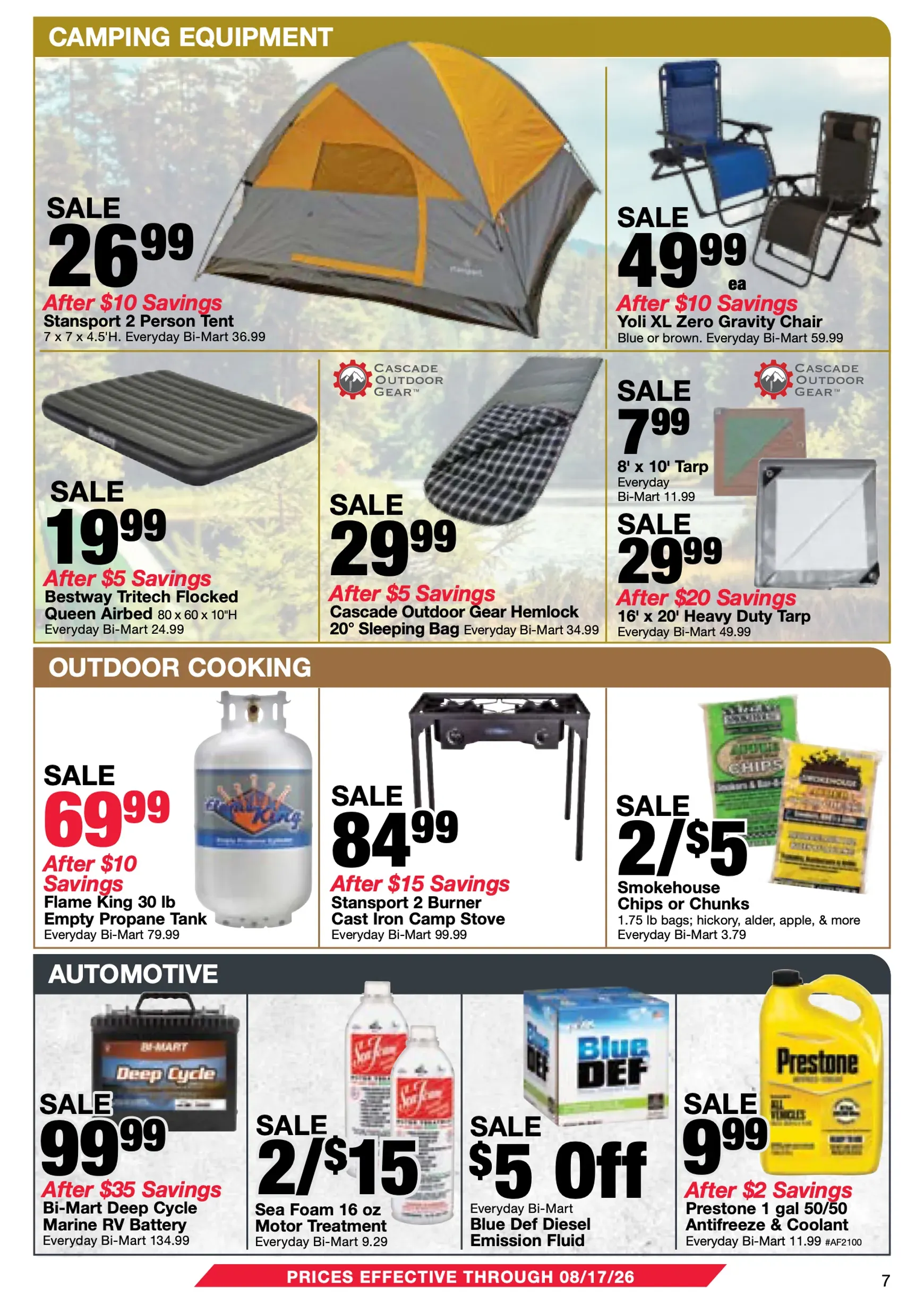 Weekly ad Current Bi-Mart leaflet valid from Tuesday 07/28/2026 to Monday 08/17/2026 from July 28 to August 17 2026 - Page 7