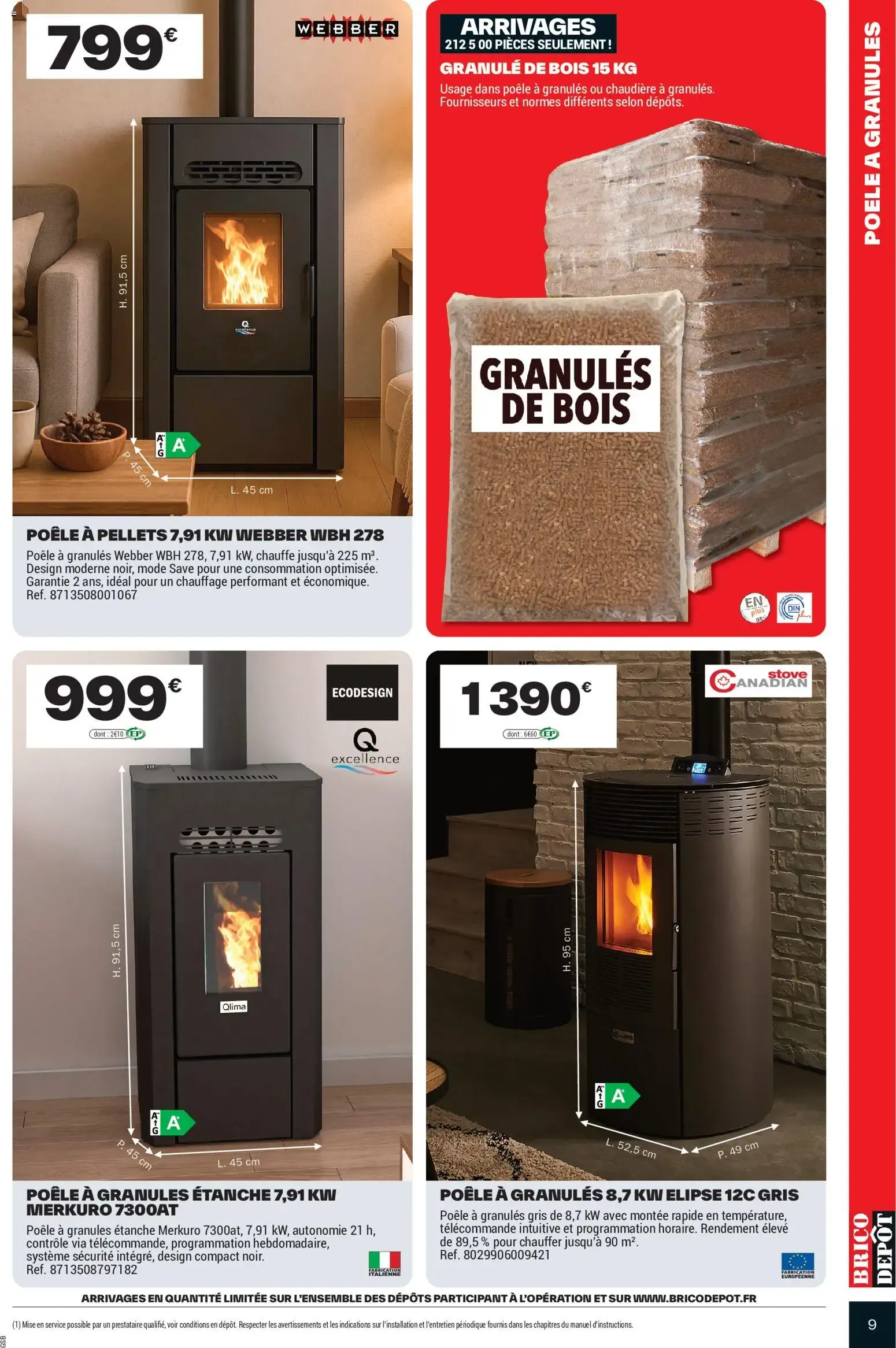 Prix Dépôt Spécial Chauffage Isolation du 9 octobre au 22 octobre 2026 - Catalogue page 9