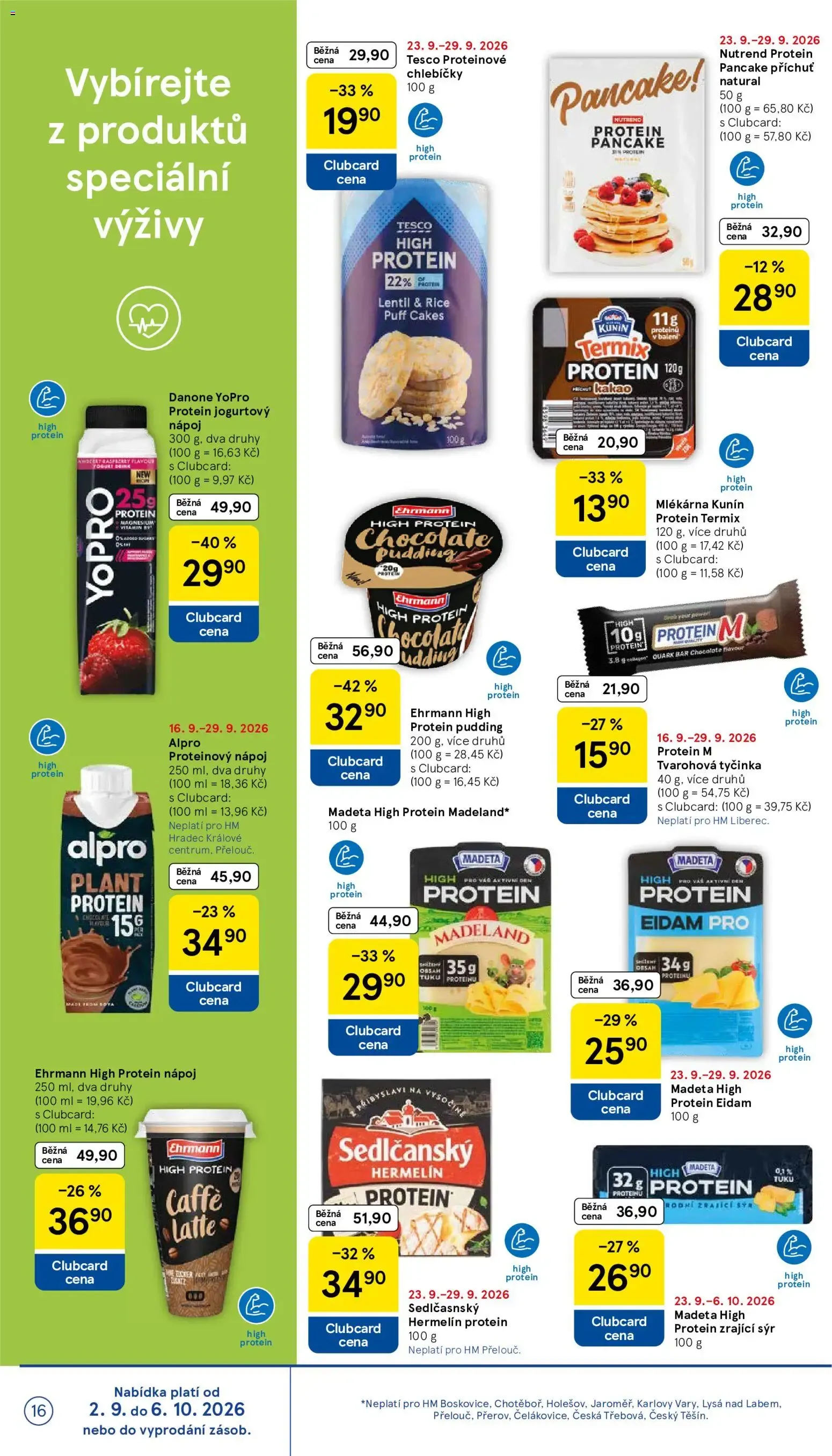 Tesco: Naše nejlepší nabídky týdne - 23. září 29. září 2026 - Page 16