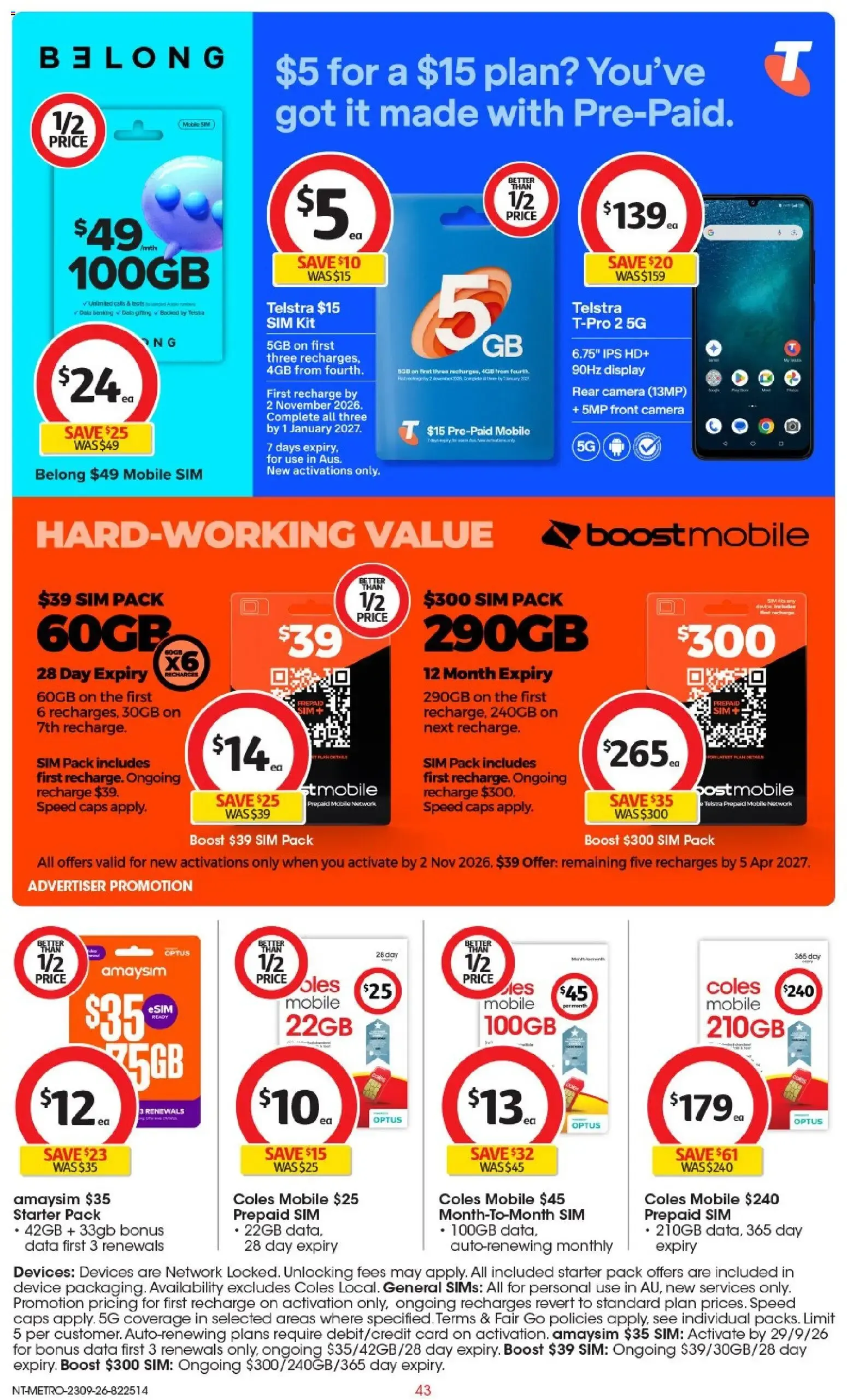 Coles catalogue valid from 23/09/2026 > Online Australia - Catalogue valid from 23 September to 29 September 2026 - page 43