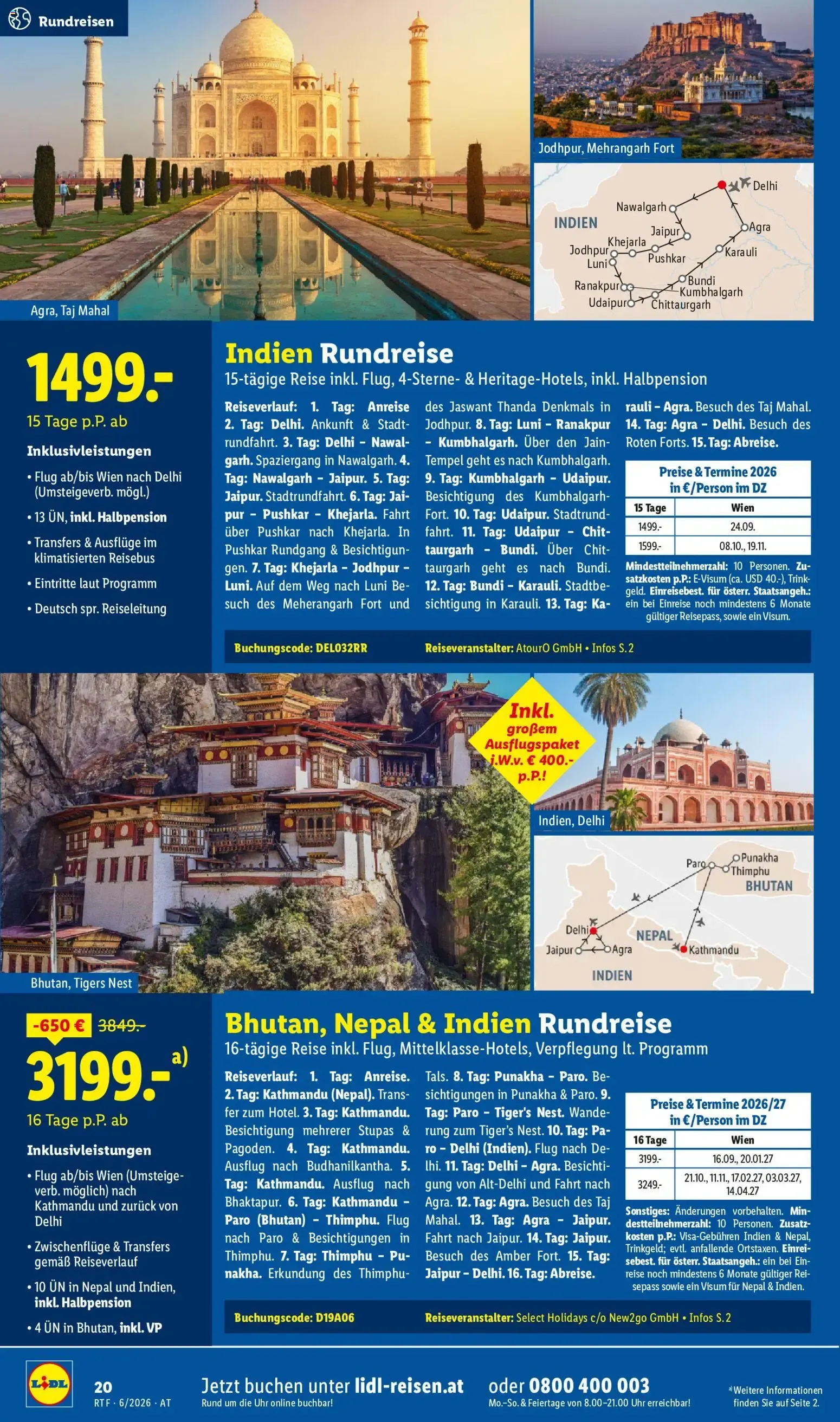 Lidl Reisen - Traumurlaub von 13. Juni bis 15. Juli 2026 - Flugblätt seite 20