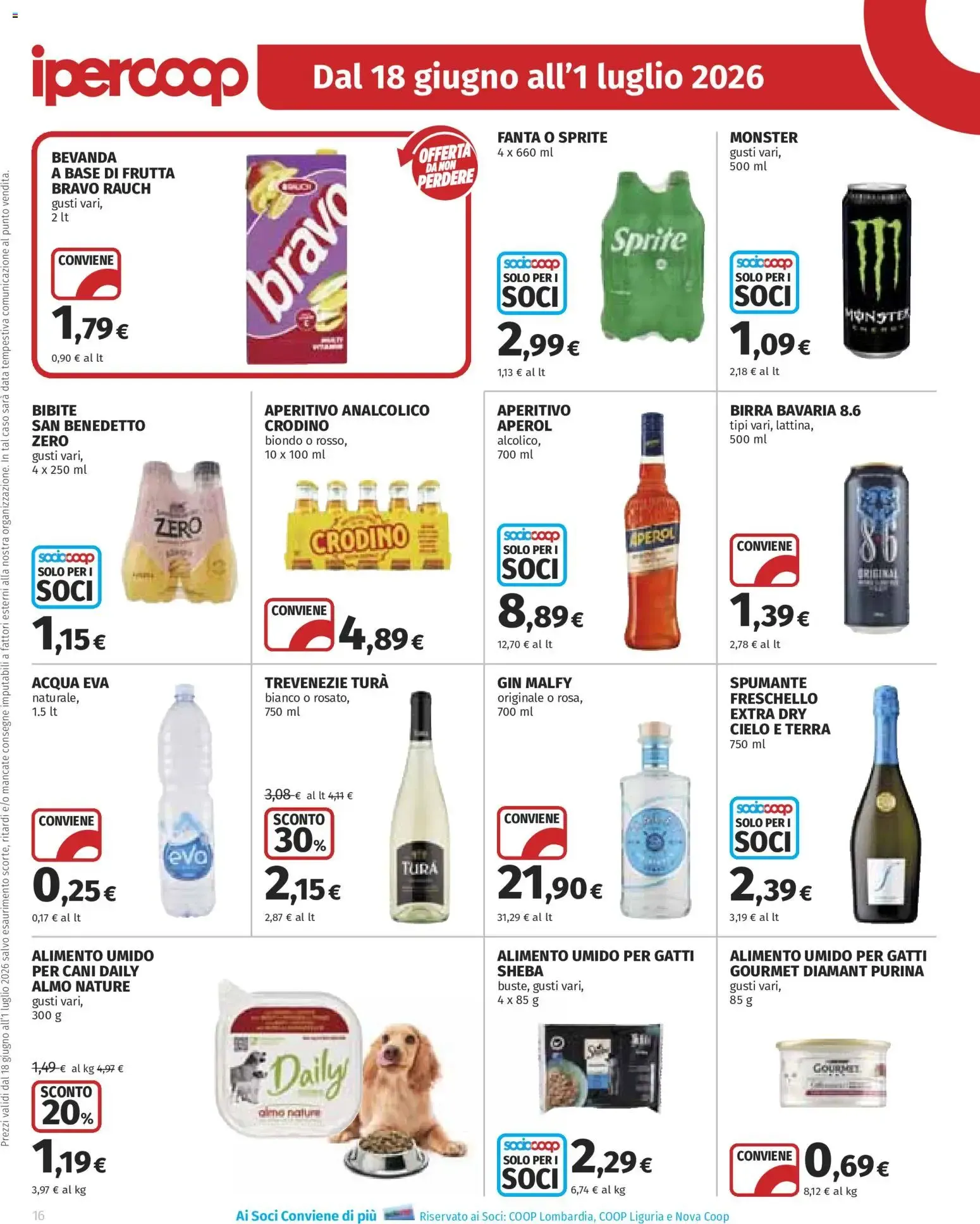 Ipercoop: Grandi Marche con Sconti da 18 giugno a 1 luglio di 2026 - Pagina del volantino 16