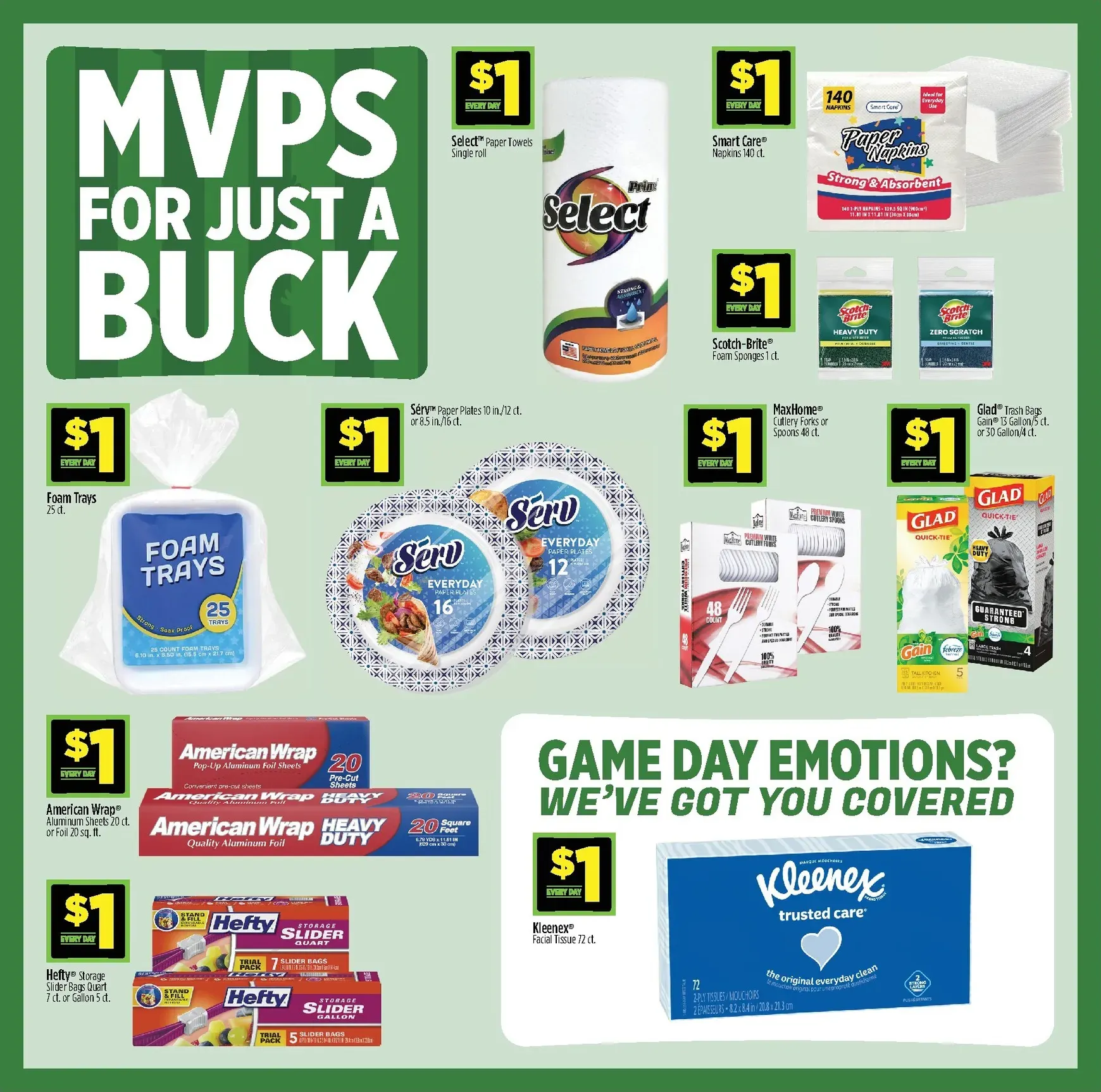 Weekly promotion Current Dollar General leaflet valid from Sunday 08/30/2026 to Saturday 09/05/2026 spanning from August 30 to September 5 2026 - Page 8 for Catalogue 365