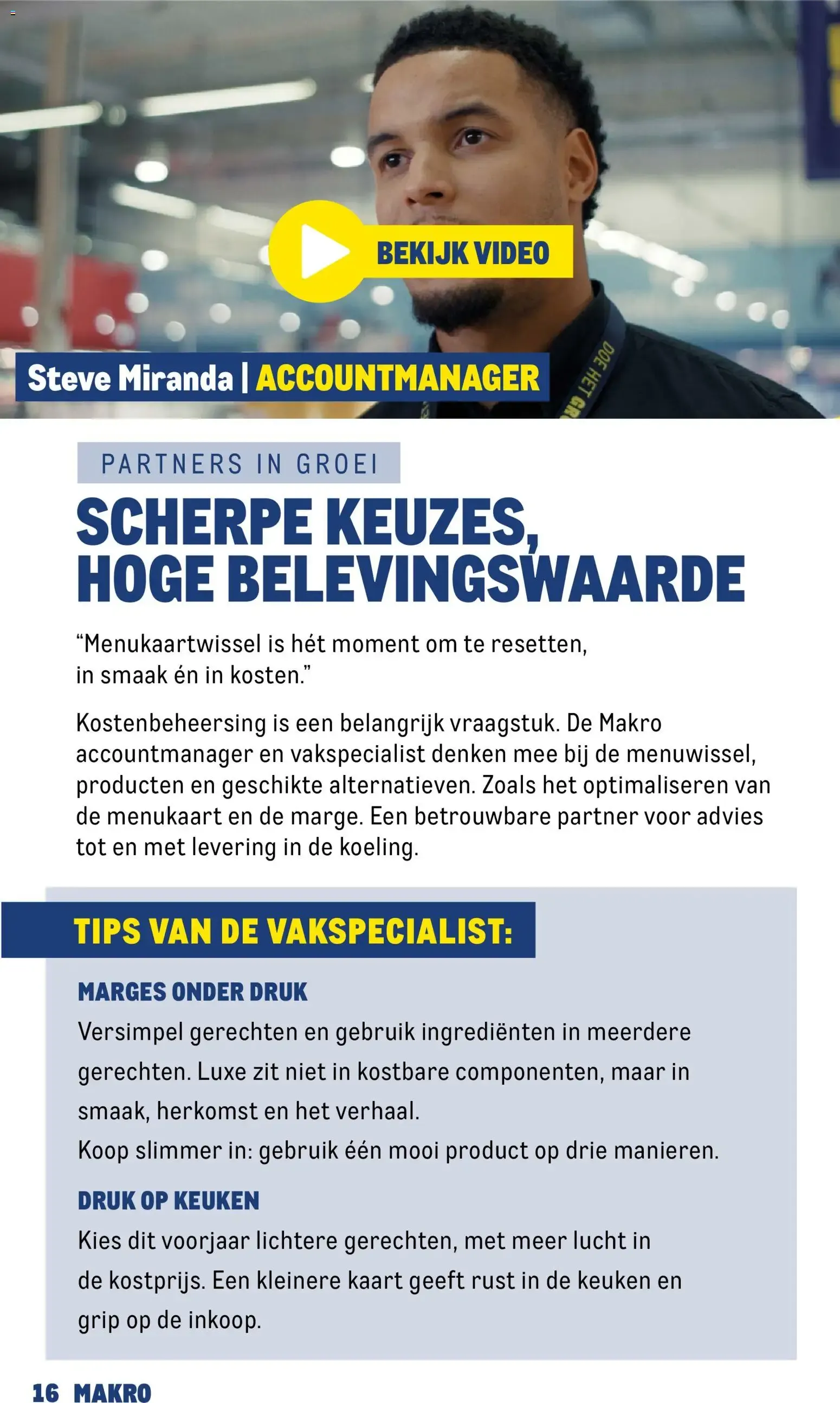 MAKRO HORECA MAGAZINE: LENTE OP DE KAART van 20 april tot 31 december 2026 - Folder pagina 16
