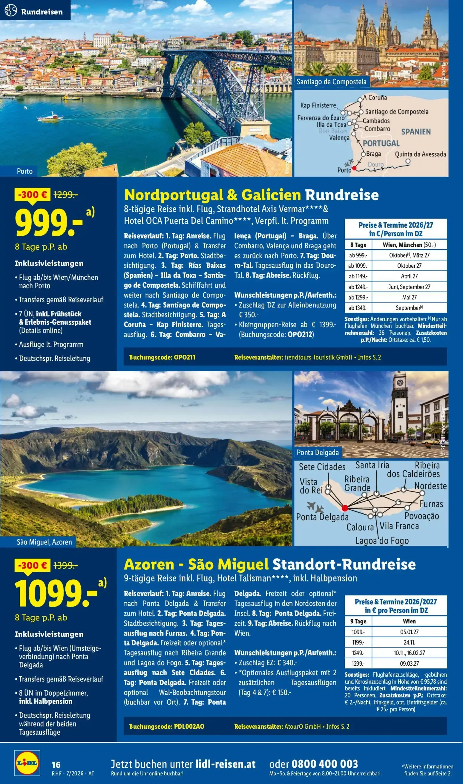 Lidl Traumurlaub - Buchbar von 1.7. bis 31.7. von 1. Juli bis 31. Juli 2026 - Flugblätt seite 14