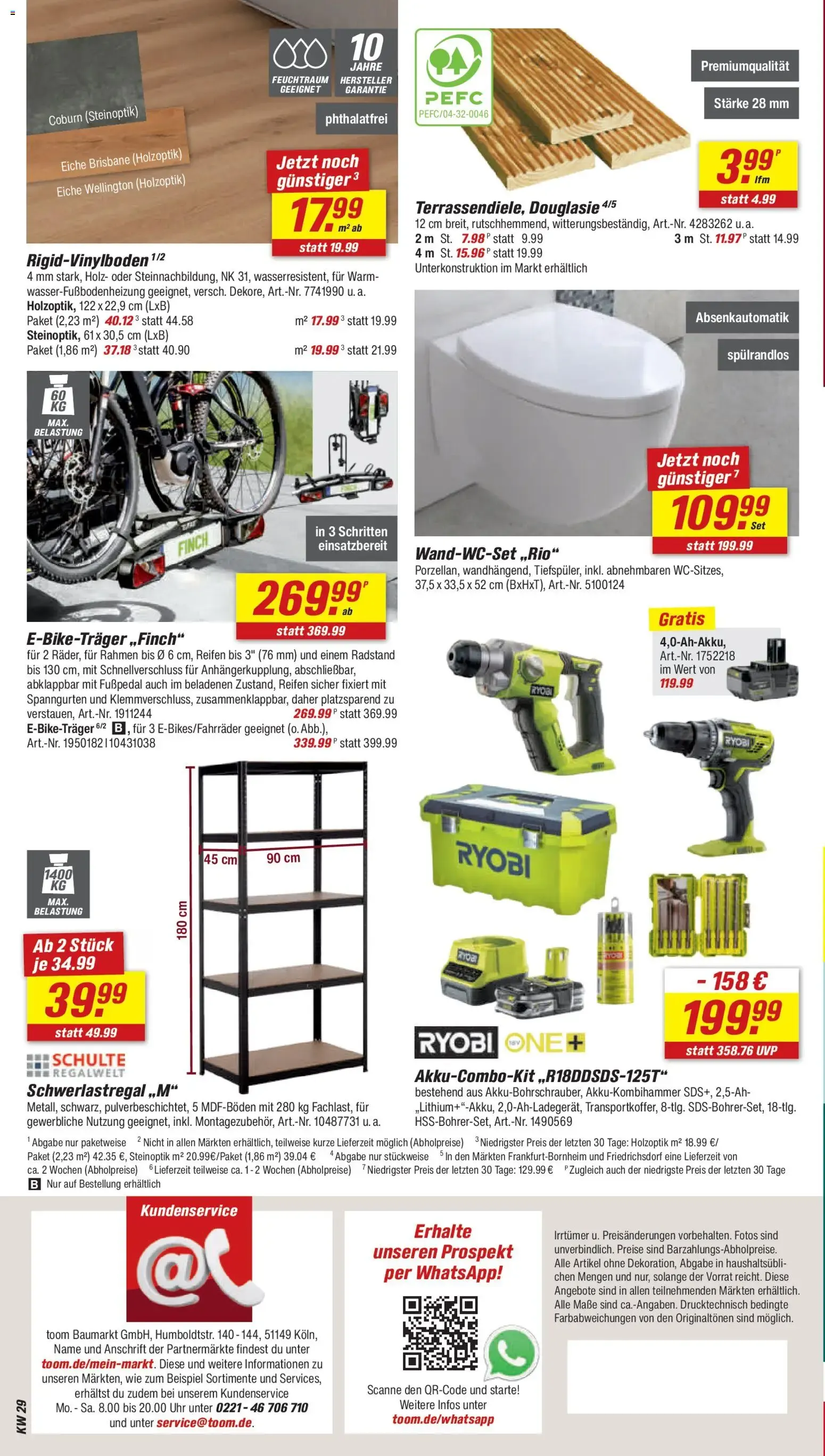 Toom Wochenweise Megapreise & Sommer-Sale von 11. Juli bis 17. Juli 2026 - Prospekt seite 16