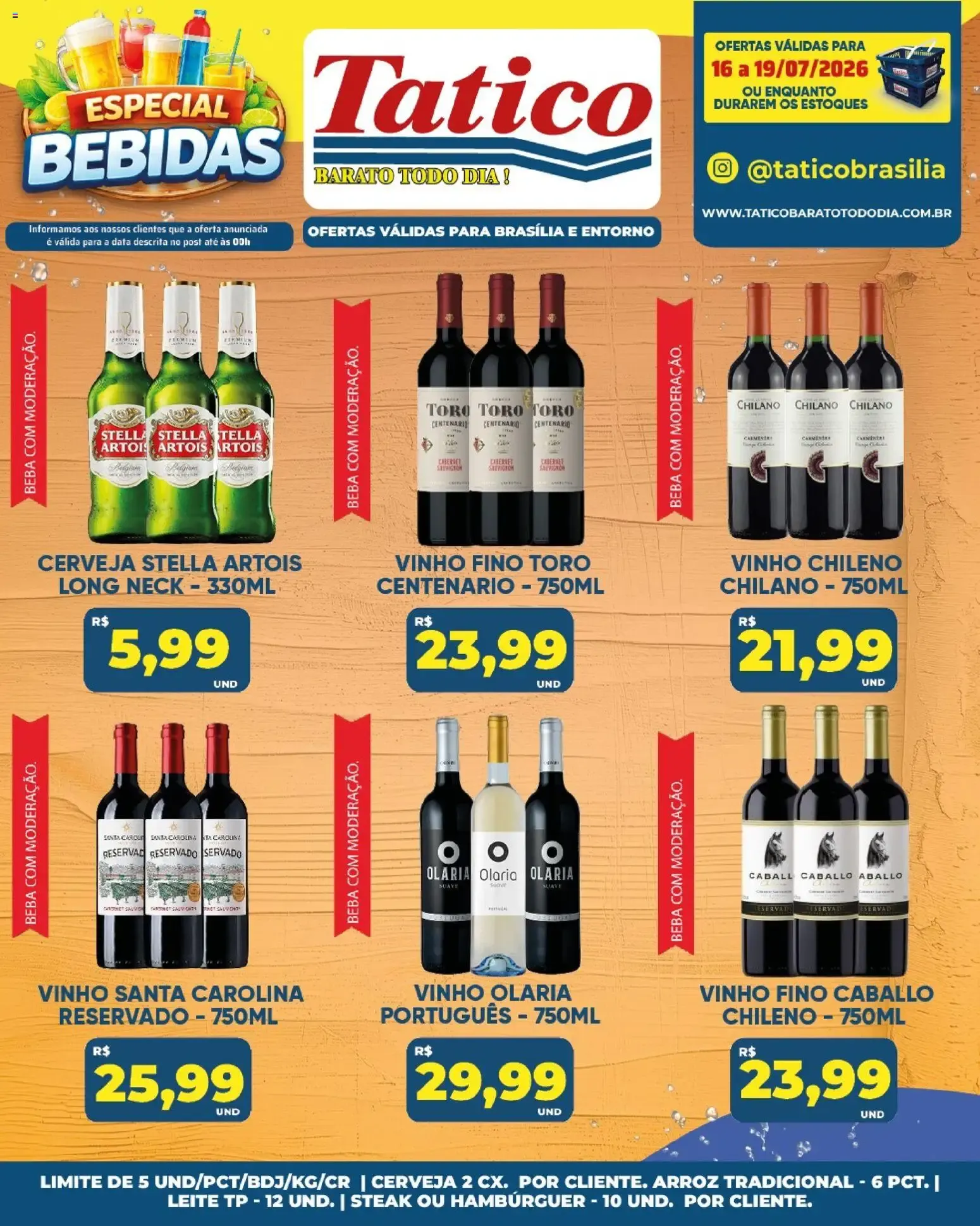 Encarte de Tatico ofertas Fim de Semana de 18/07/2026 | Promoções Online 18 de julho até 19 de julho 2026 - Pagina 51