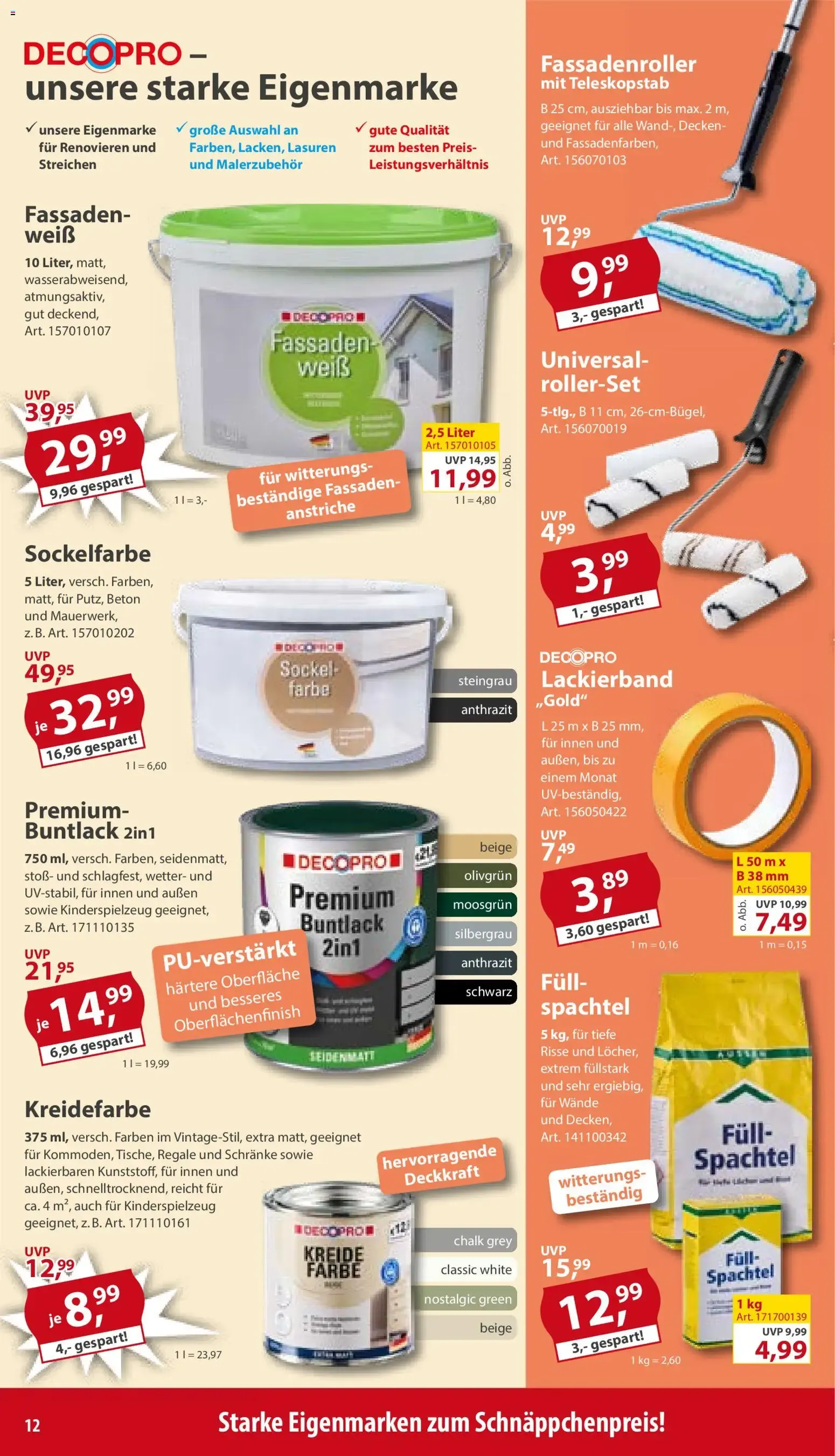 Sonderpreis Baumarkt Prospekt (ab 18.07.2026) zum Blättern von 18. Juli bis 24. Juli 2026 - Prospekt seite 12