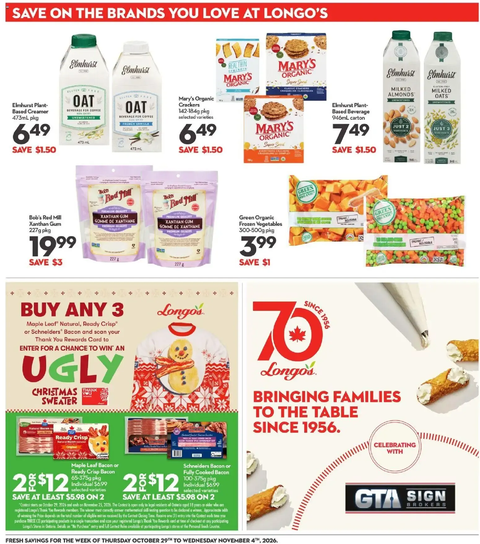 Longo's weekly flyer / circulaire from Oct 29, 2026 > weekly specials & deals from October 29 to November 4 2026 - flyer page 19