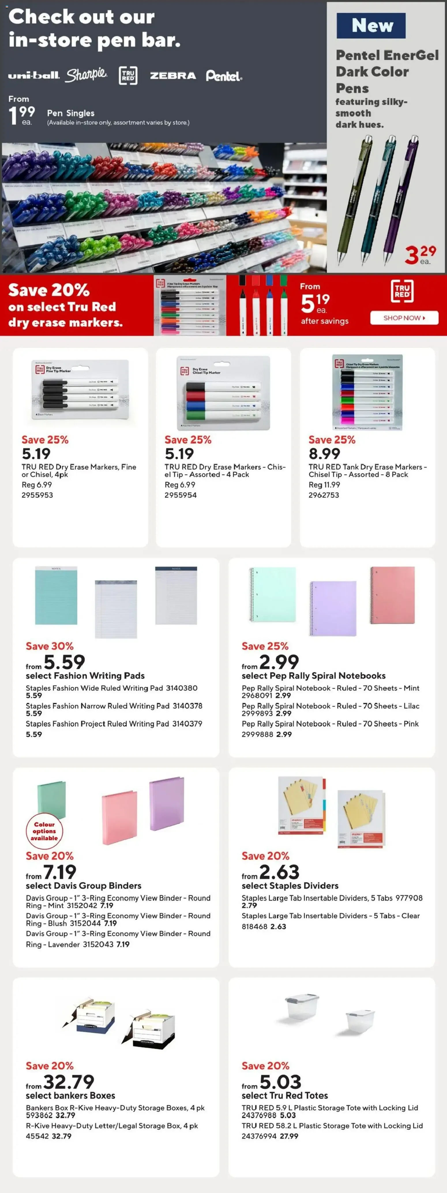Staples easy 3 days to save. from June 26 to June 28 2026 - flyer page 12