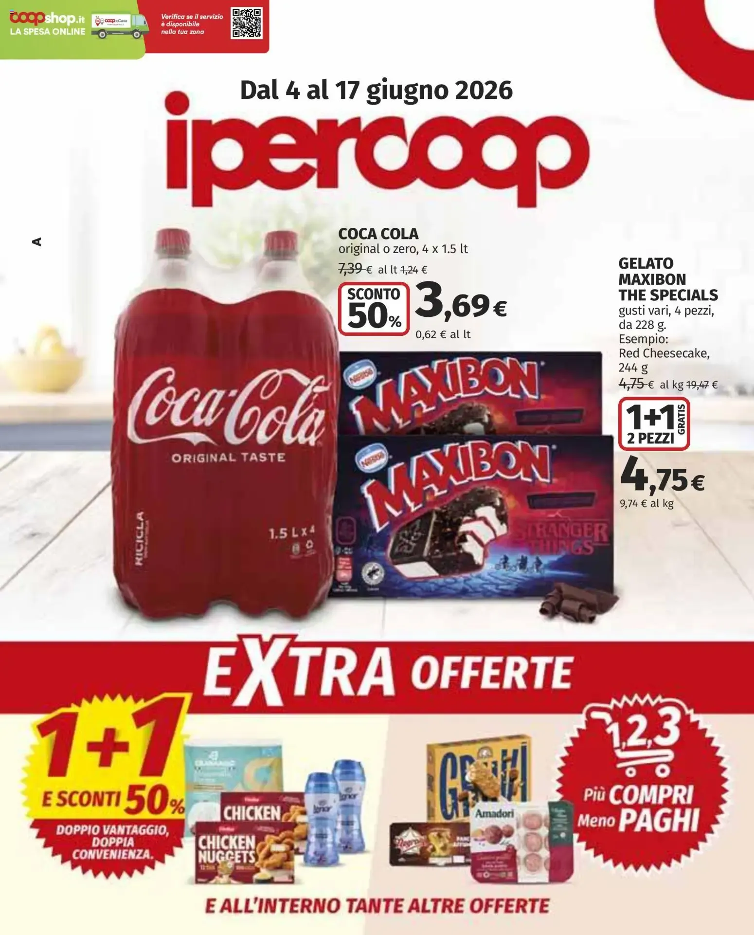 Ipercoop volantino - scopri il nuovo volantino valido dal 04/06/2026 ⭐️ da 4 giugno a 17 giugno di 2026 - Pagina del volantino 1