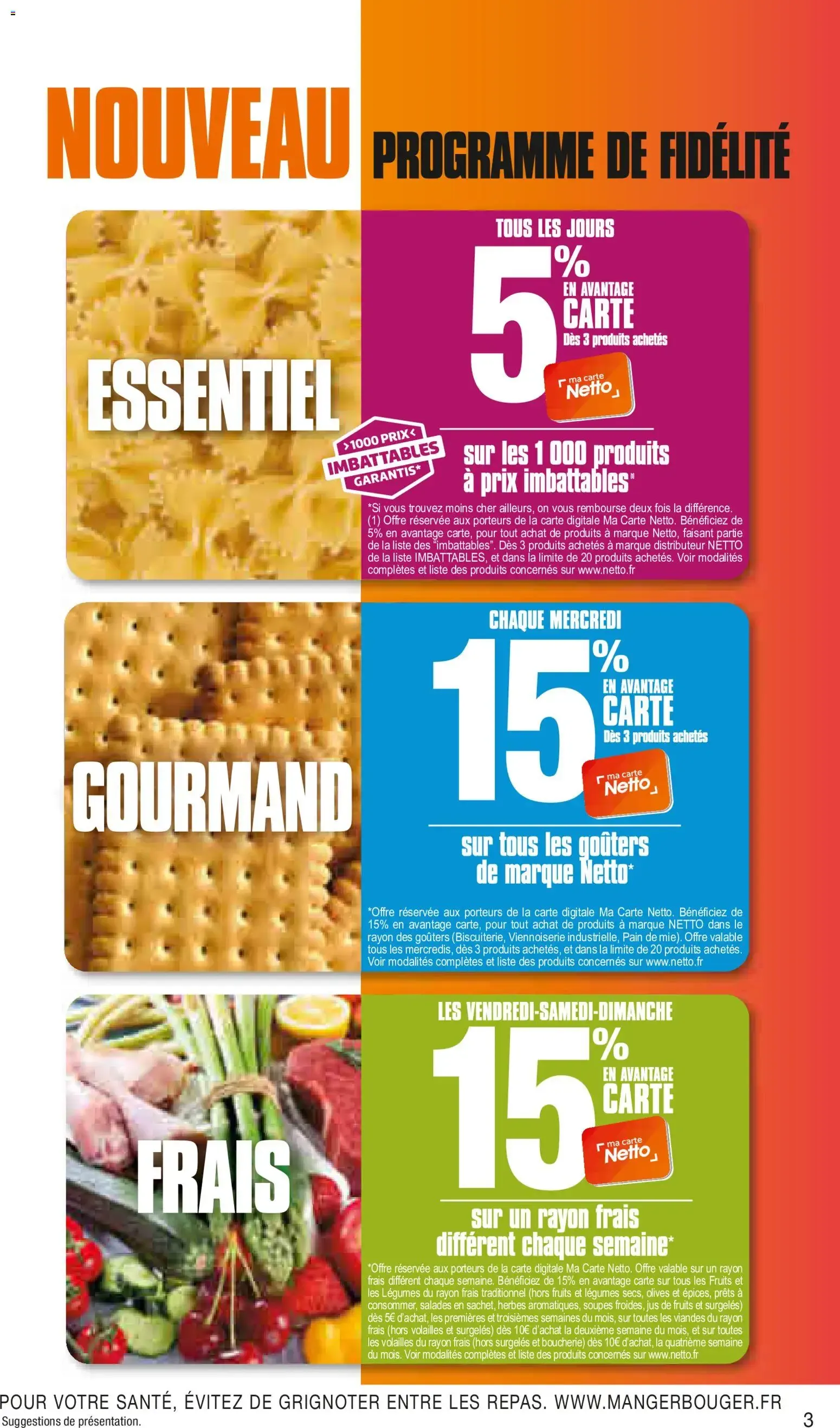 Netto le rayon frais à prix bas à partir du 11/08/2026 - promo en ligne du 11 août au 15 août 2026 - Catalogue page 3
