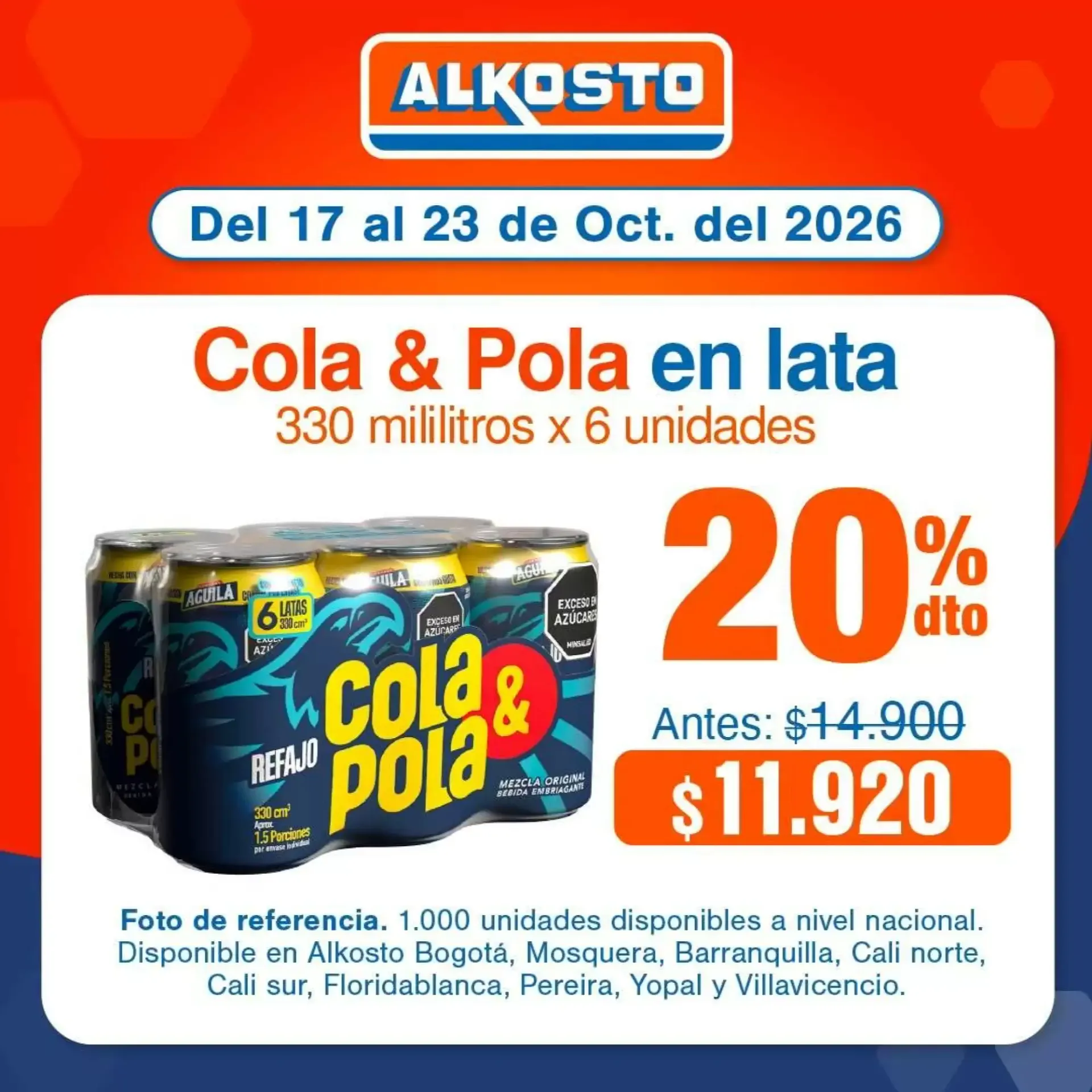 Catalogo de Alkosto - Especial de licores para Celebrar 17 de octubre al 23 de octubre 2026 - Pag 5