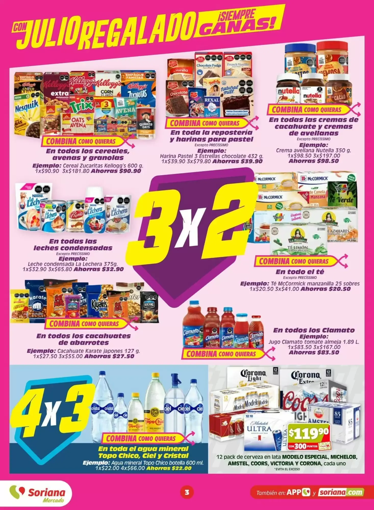 Catálogo de Folleto Soriana Mercado - Julio Regalado 10 de julio al 16 de julio 2026 - Pagina 3