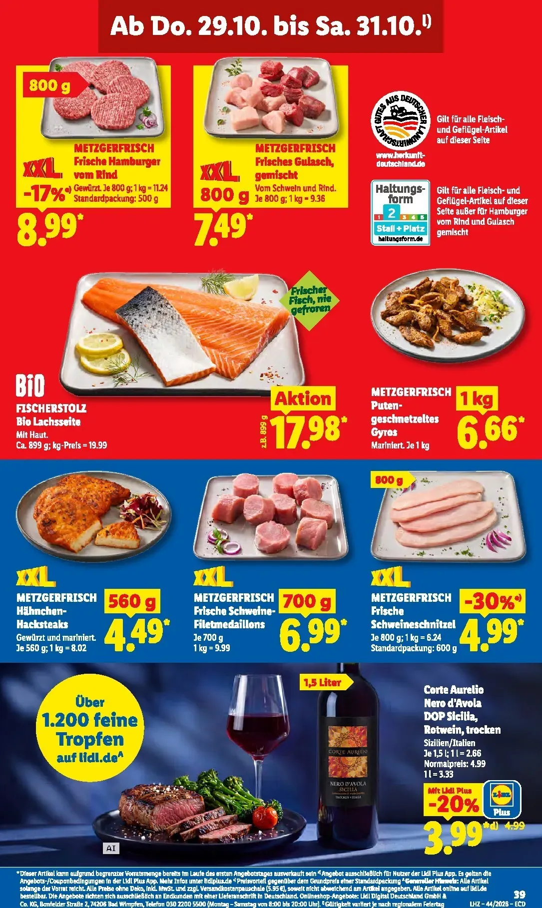 Lidl Prospekt – von Montag 26.10.2026 bis Samstag 31.10.2026 von 26. Oktober bis 31. Oktober 2026 - Prospekt seite 60