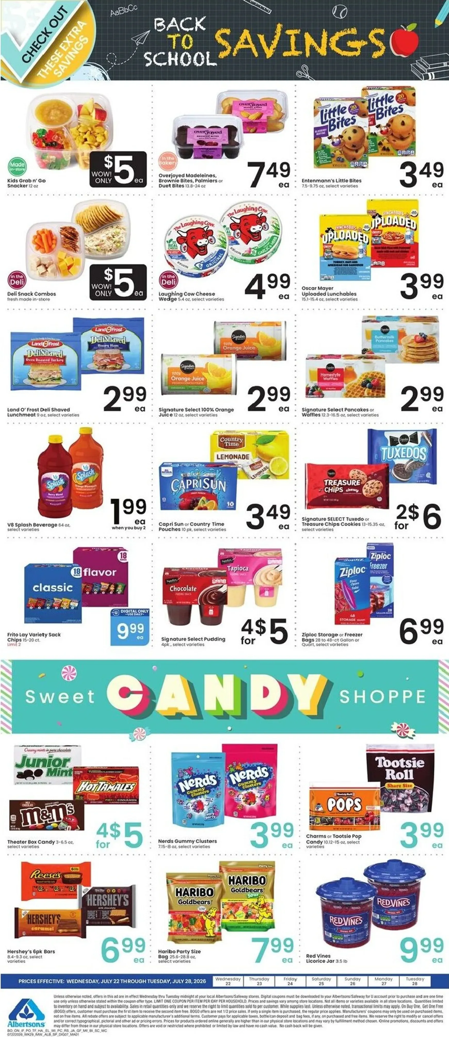 Weekly ad Current Albertsons leaflet valid from Wednesday 07/22/2026 to Tuesday 07/28/2026 from July 22 to July 28 2026 - Page 7