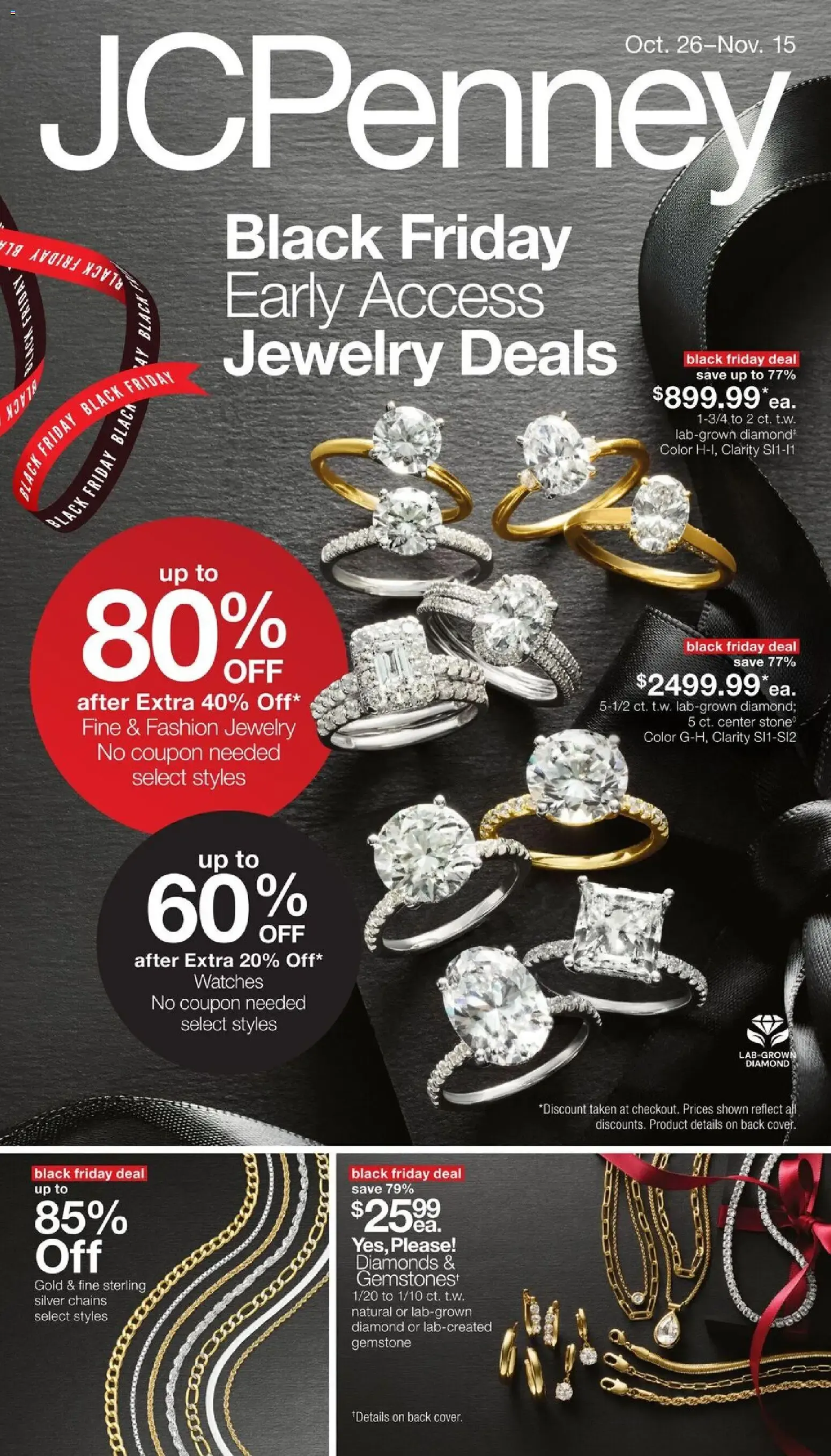 JCPenney Black Friday Early Access Jewelry Deals