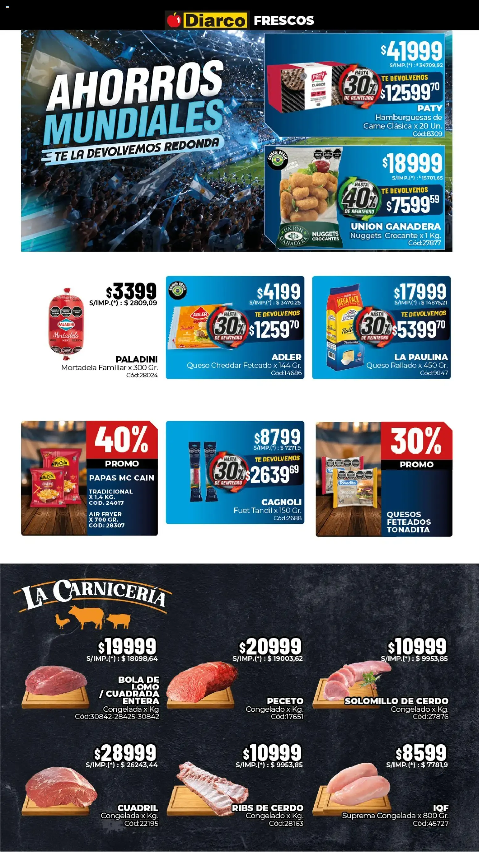 Ofertas de Diarco Ahorros Mundiales 15 de junio al 19 de junio 2026 - Página 9 del catálogo