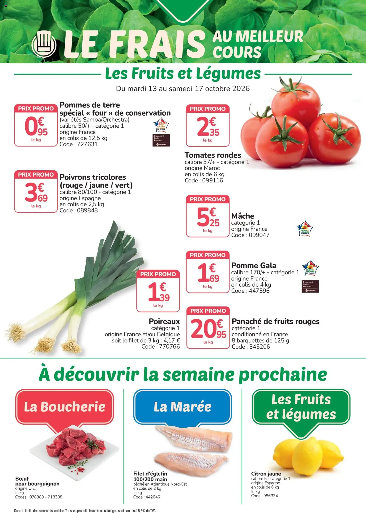 LE FRAIS AU MEILLEUR COURS La Boucherie du 13 octobre au 17 octobre 2026 - Catalogue page 3