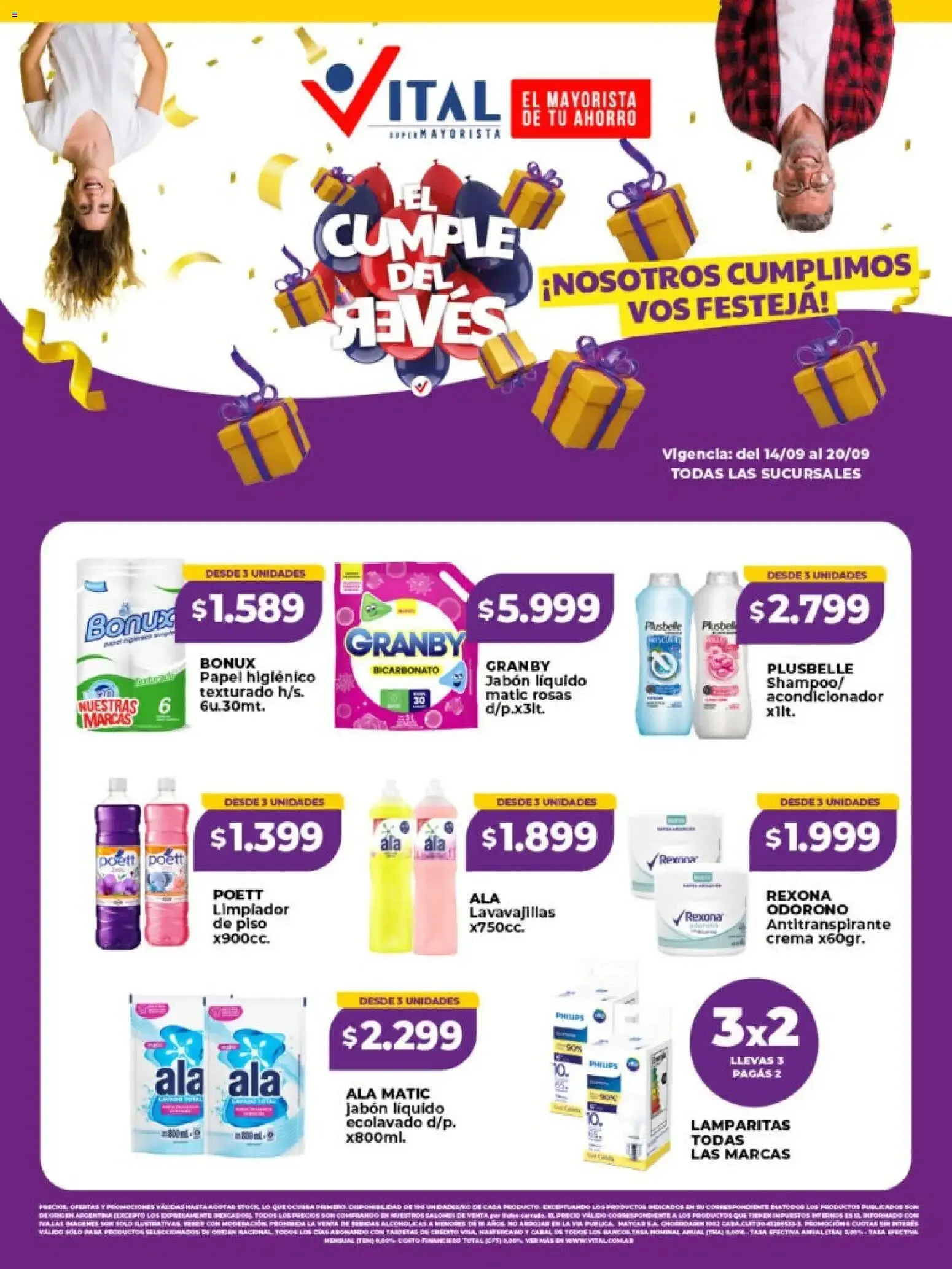Ofertas de Vital - Especial cumpleaños Vital || del 14/09/2026 - 20/09/2026 || Catálogo 14 de septiembre al 20 de septiembre 2026 - Página 2 del catálogo