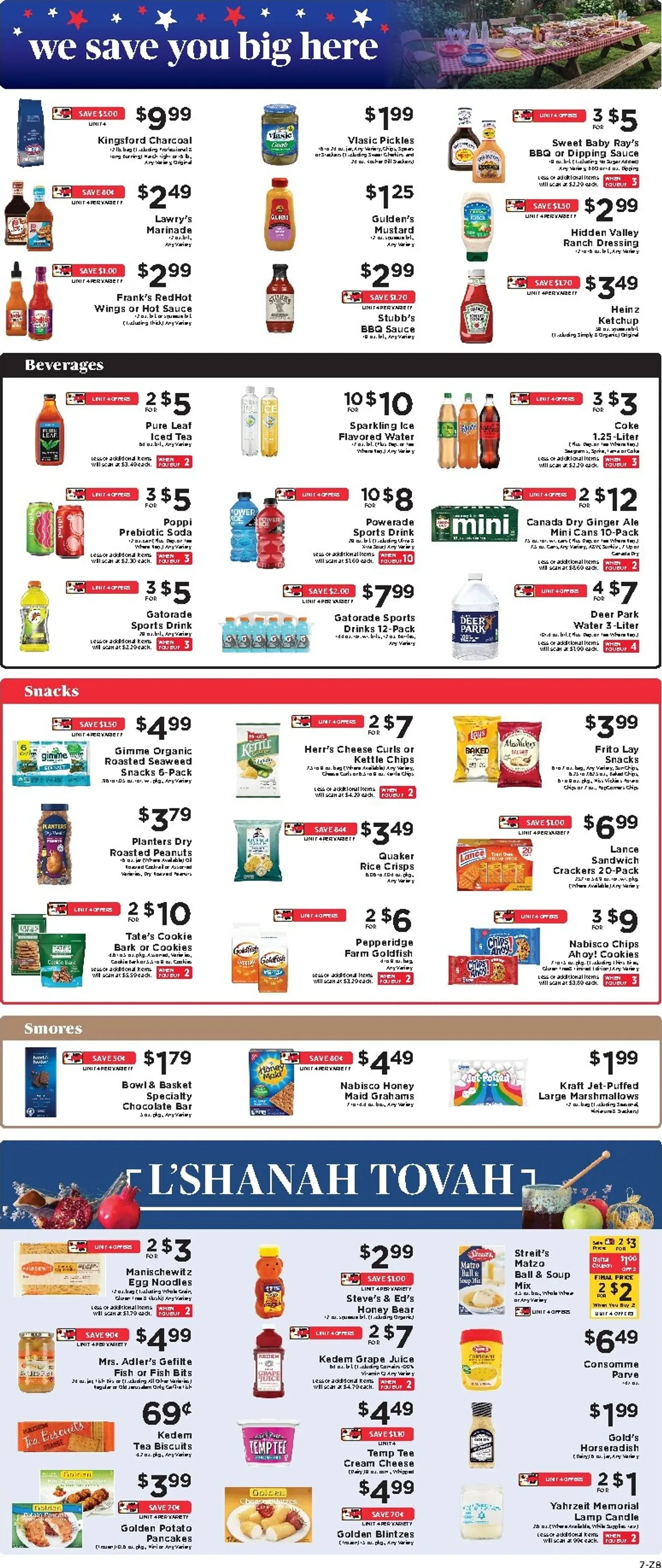 Weekly ad ShopRite Happy Labor Day Sale from August 28 to September 3 2026 - Page 8