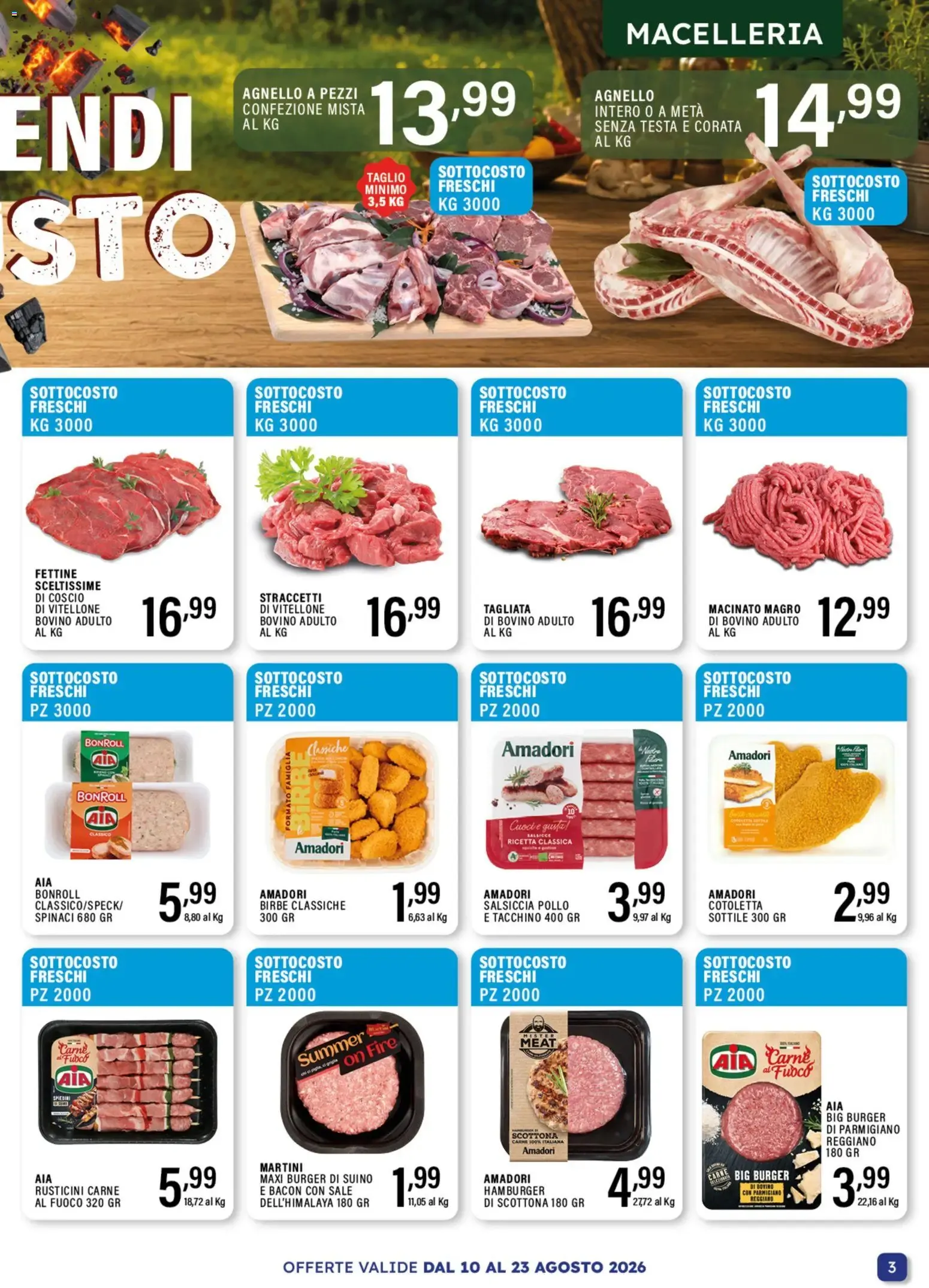 GECOP SUPERMERCATI - SOTTO COSTO FRESCHI da 10 agosto a 23 agosto di 2026 - Pagina del volantino 3