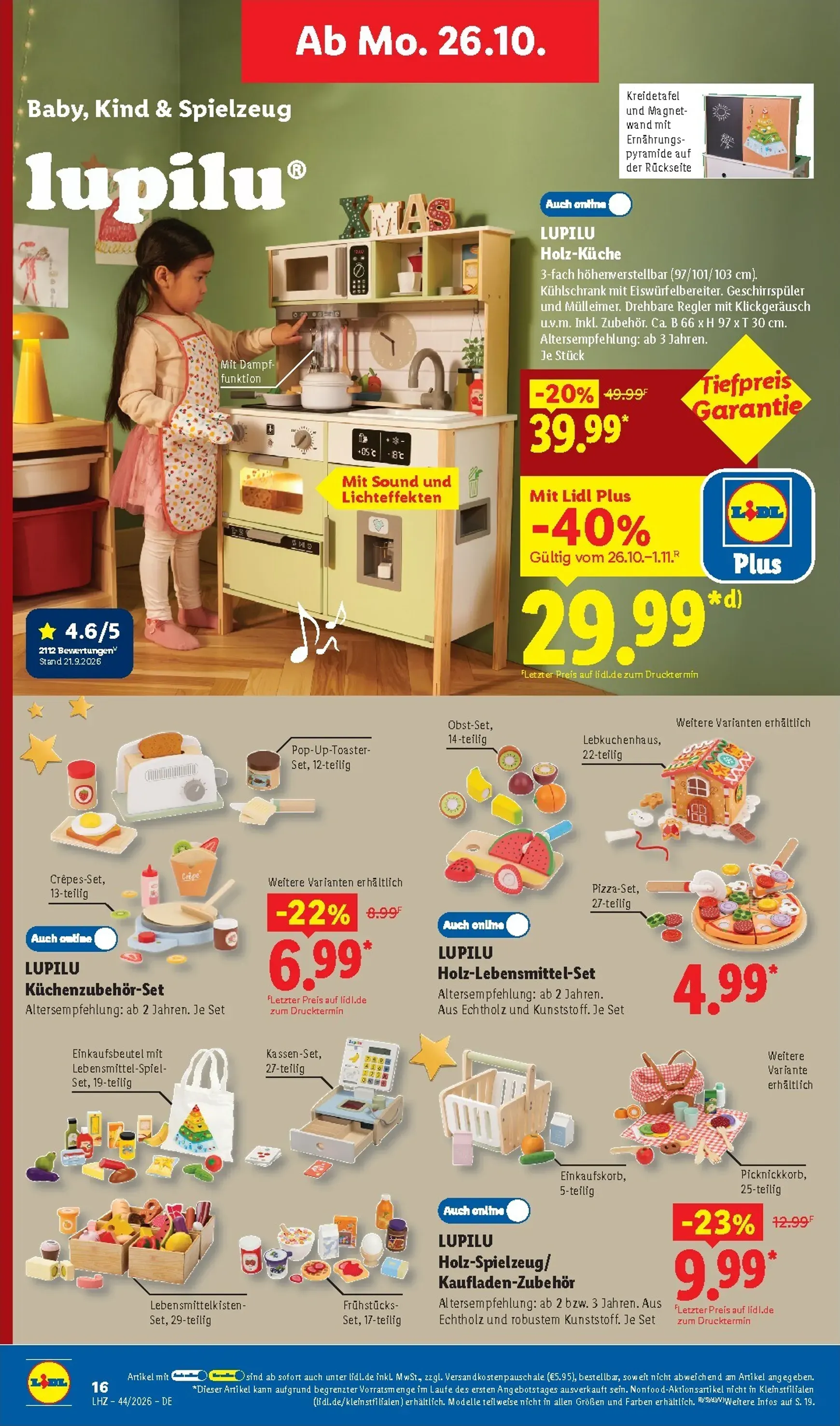 Lidl - Nonfood Prospekt nächste Woche – von Montag 26.10.2026 bis Samstag 31.10.2026 von 26. Oktober bis 31. Oktober 2026 - Prospekt seite 6