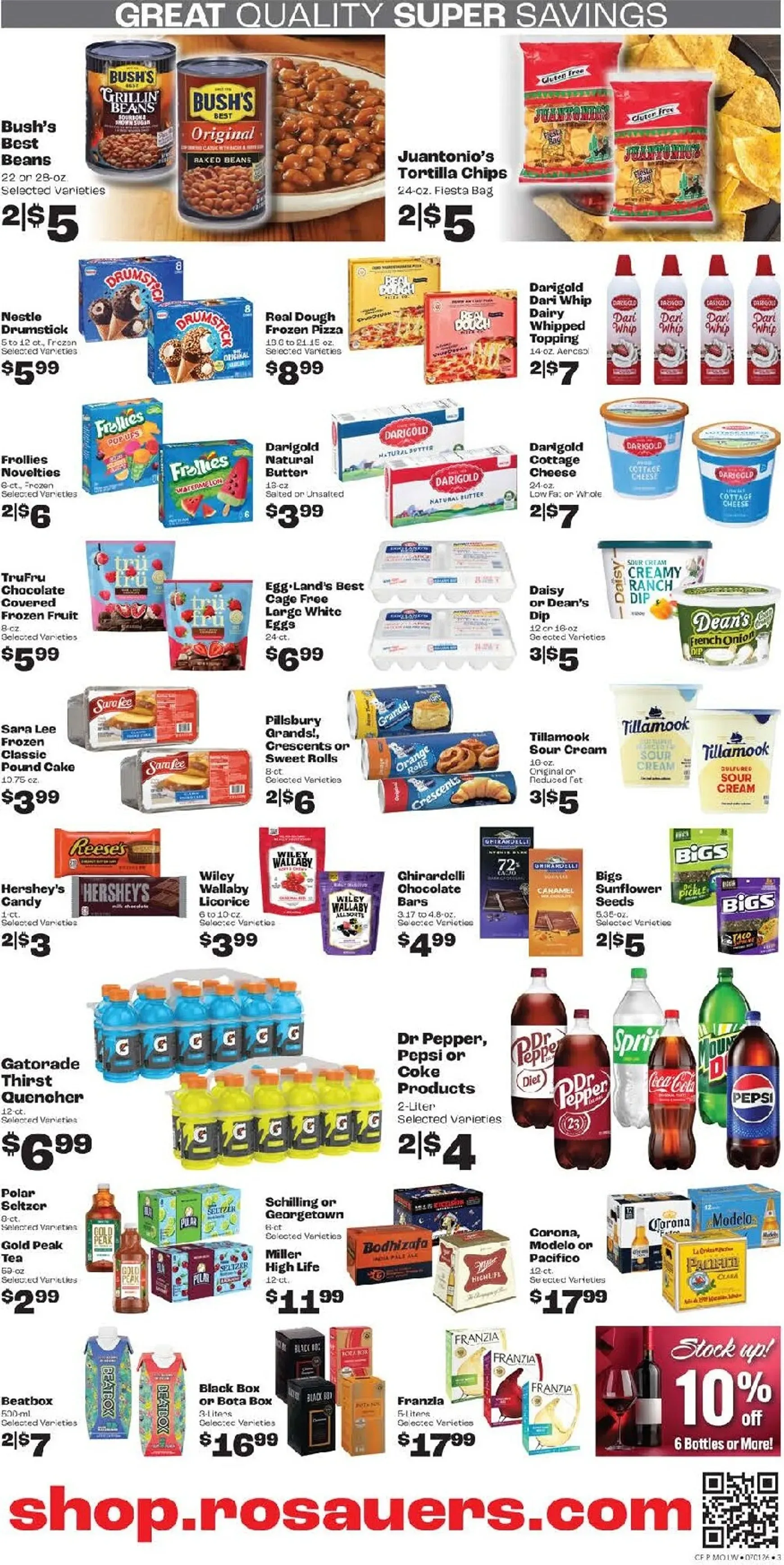 Weekly ad Current Rosauers leaflet valid from Wednesday 07/01/2026 to Tuesday 07/07/2026 from July 1 to July 7 2026 - Page 3
