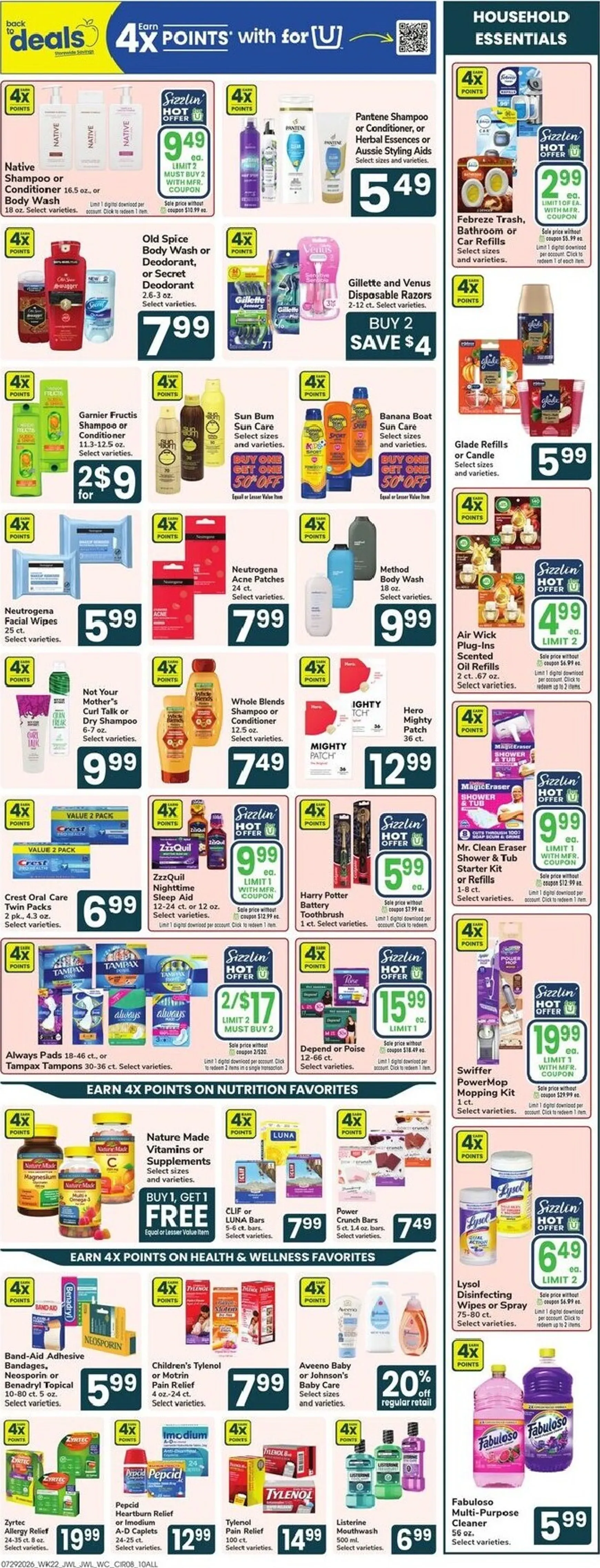 Weekly ad Current Jewel-Osco leaflet valid from Wednesday 07/29/2026 to Tuesday 08/04/2026 from July 29 to August 4 2026 - Page 8