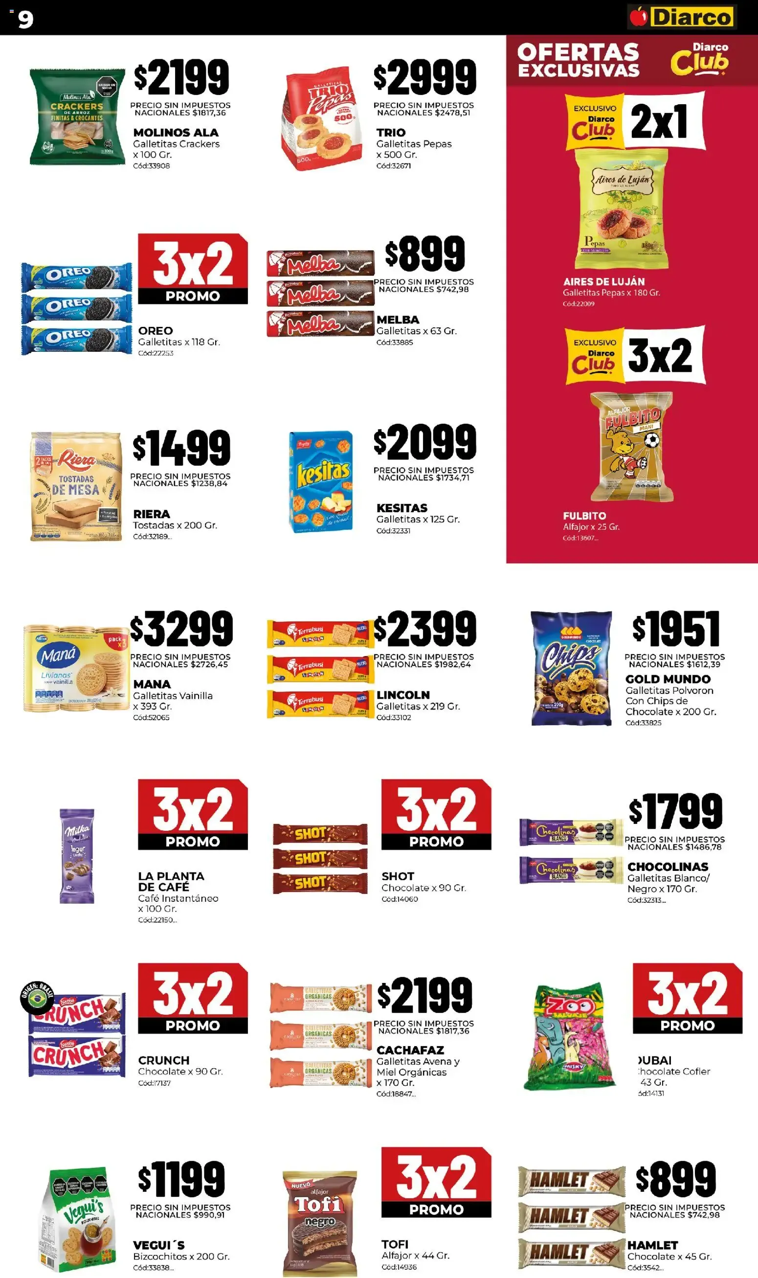 Ofertas de Diarco - ¡TODOS PUEDEN COMPRAR POR UNIDAD O CANTIDAD! 3 de agosto al 7 de agosto 2026 - Página 9 del catálogo