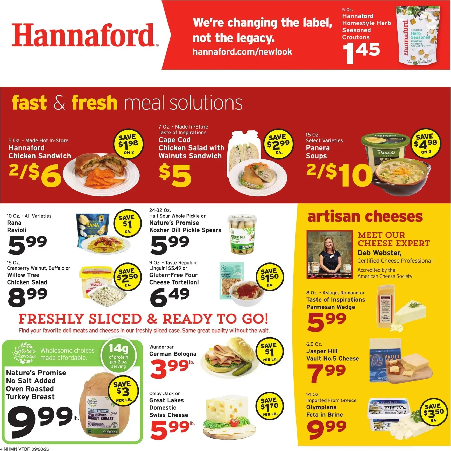 Weekly ad Current Hannaford leaflet valid from Sunday 09/20/2026 to Saturday 09/26/2026 from September 20 to September 26 2026 - Page 4