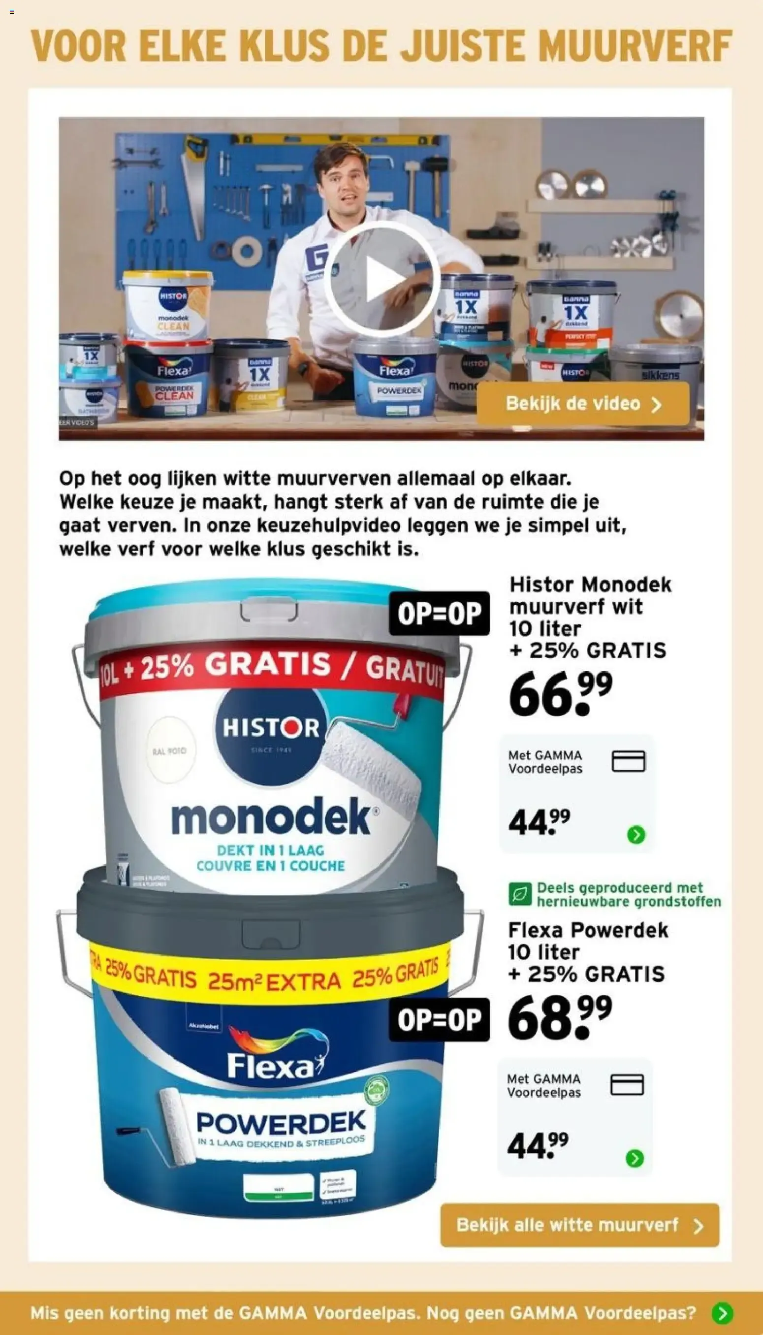 GAMMA: 6 WEKEN LANG DE BESTE VERFDEALS van 13 juli tot 23 augustus 2026 - Folder pagina 3