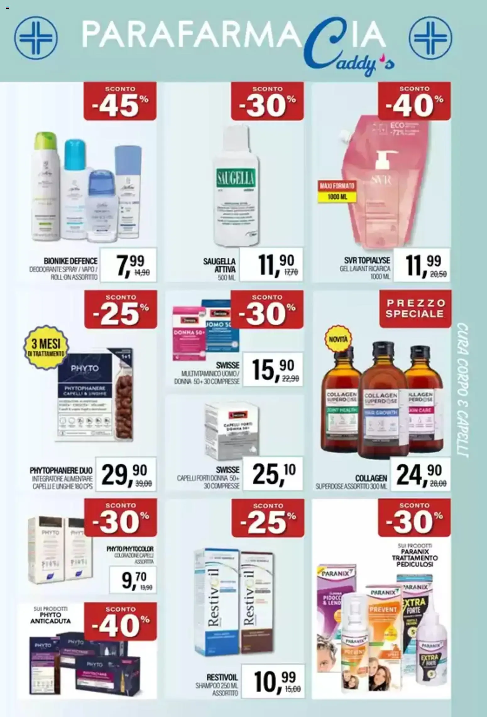 Parafarmacia Caddy's Salute & Benessere da 24 luglio a 26 agosto di 2026 - Pagina del volantino 3