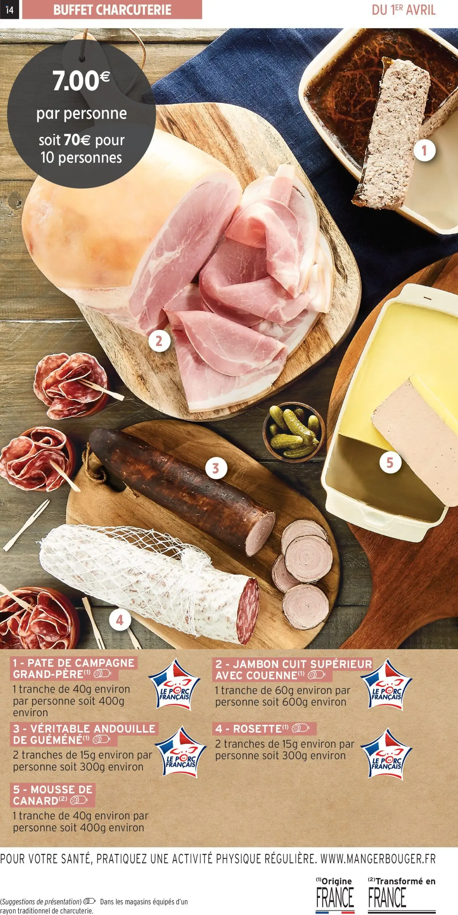 Intermarché - Les menus traiteur printemps/été à partir du 01/04/2026 - promo en ligne du 1 avril au 5 octobre 2026 - Catalogue page 14
